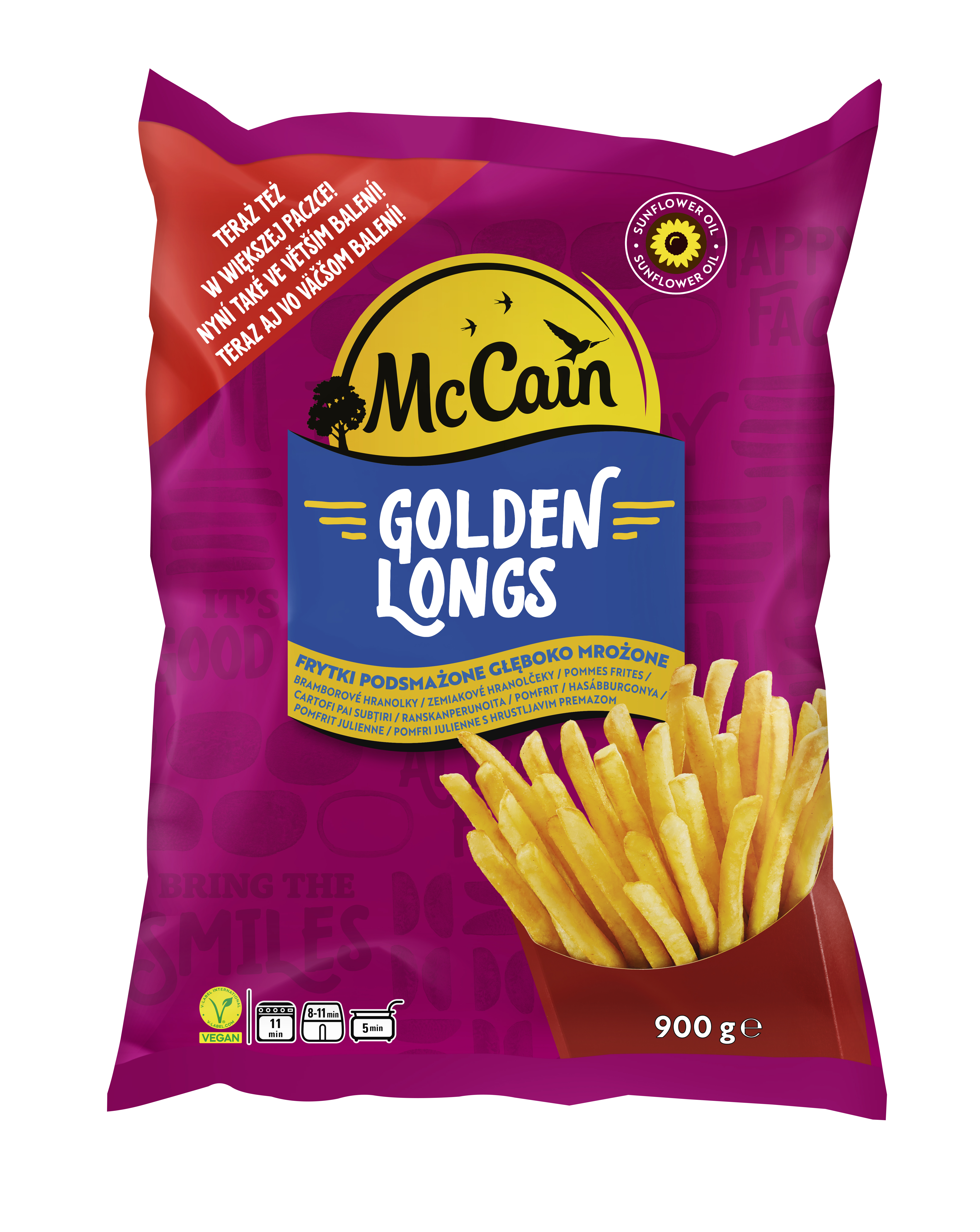 Mccain Frytki Golden Longs 900 G