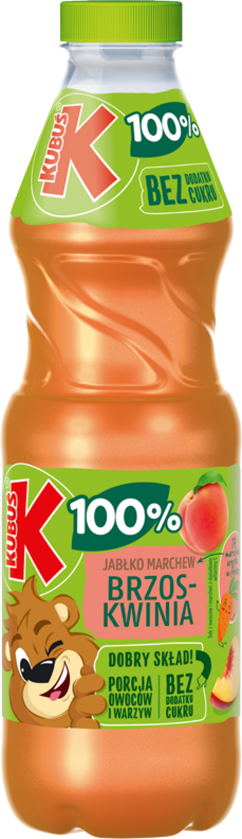 Kubuś Sok 100% Brzoskwinia Marchew Jabłko 850 Ml