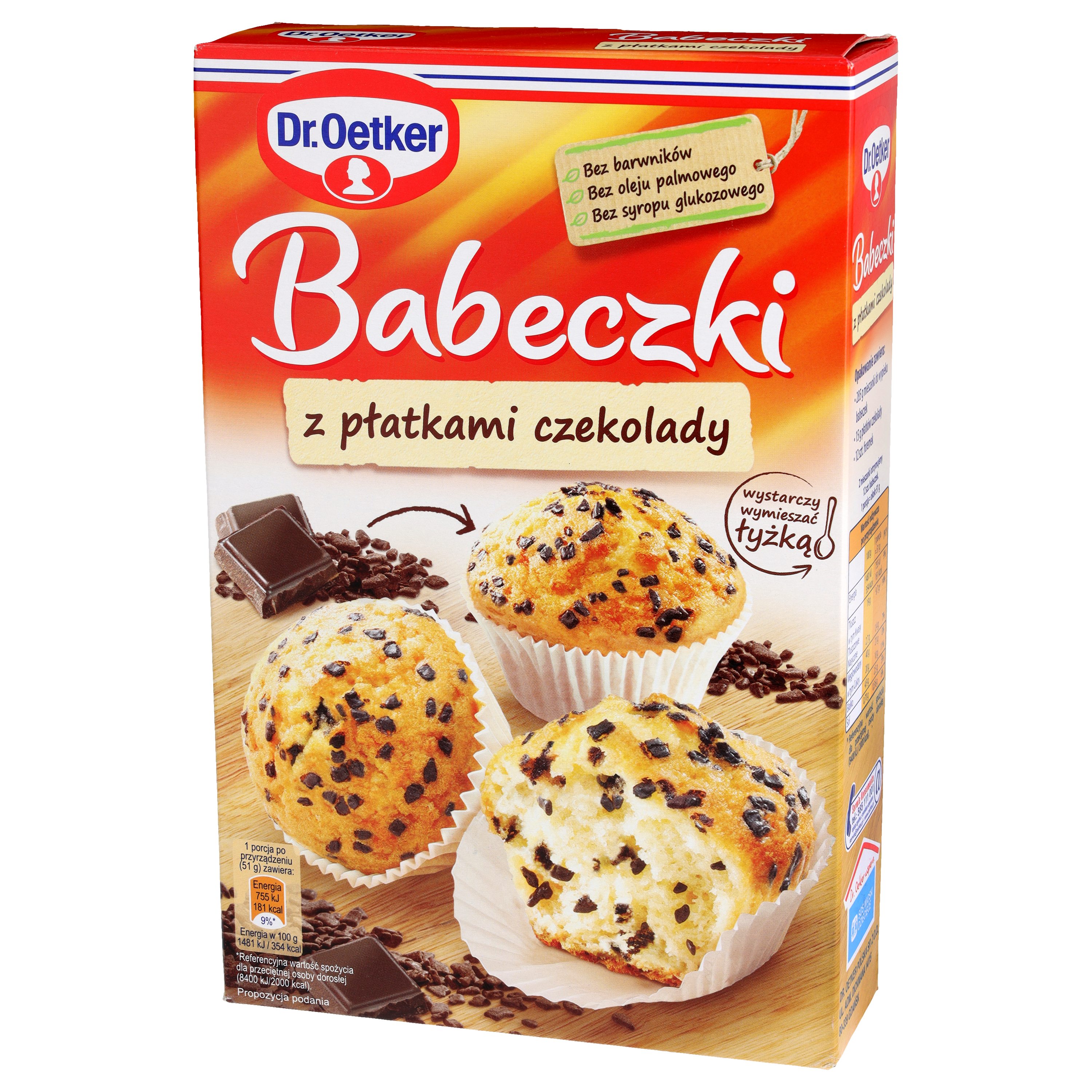 Dr. Oetker Babeczki Z Płatkami Czekolady 300 G