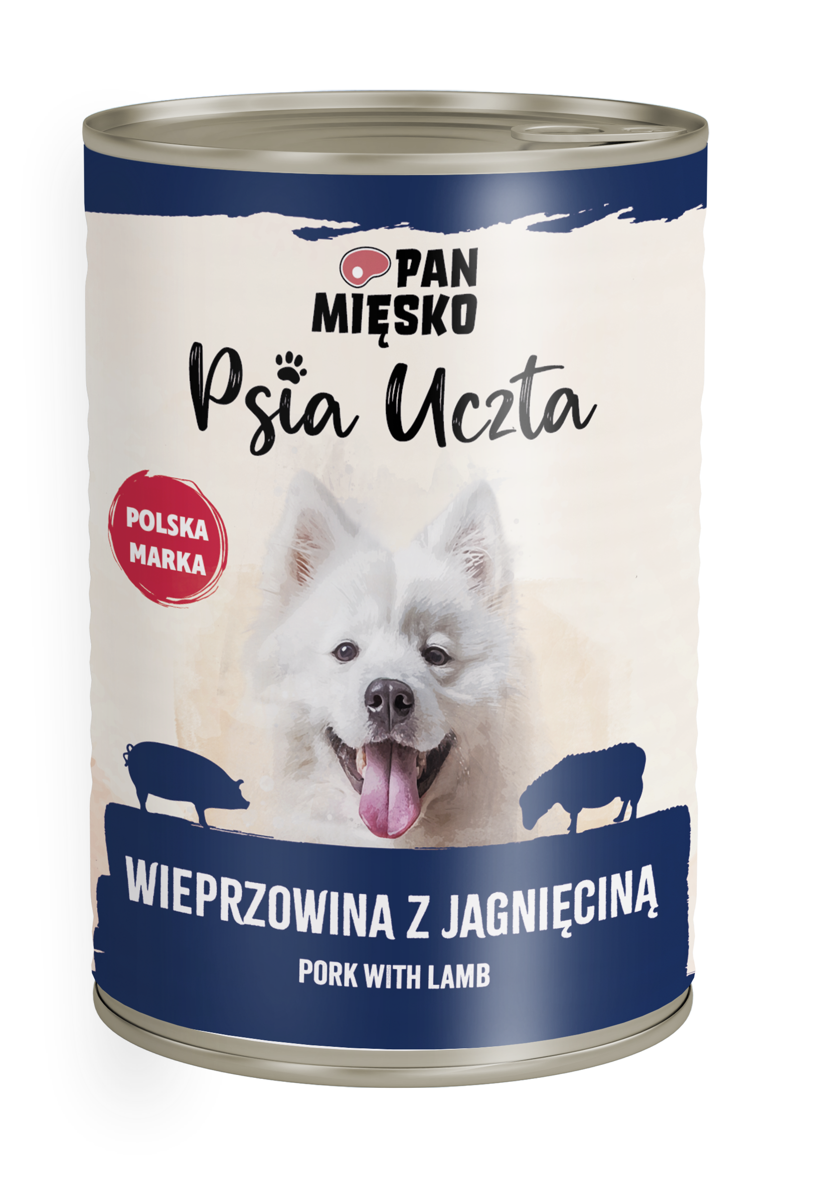 Pan Mięsko Psia Uczta Wieprzowina Z Jagnięciną 400 G