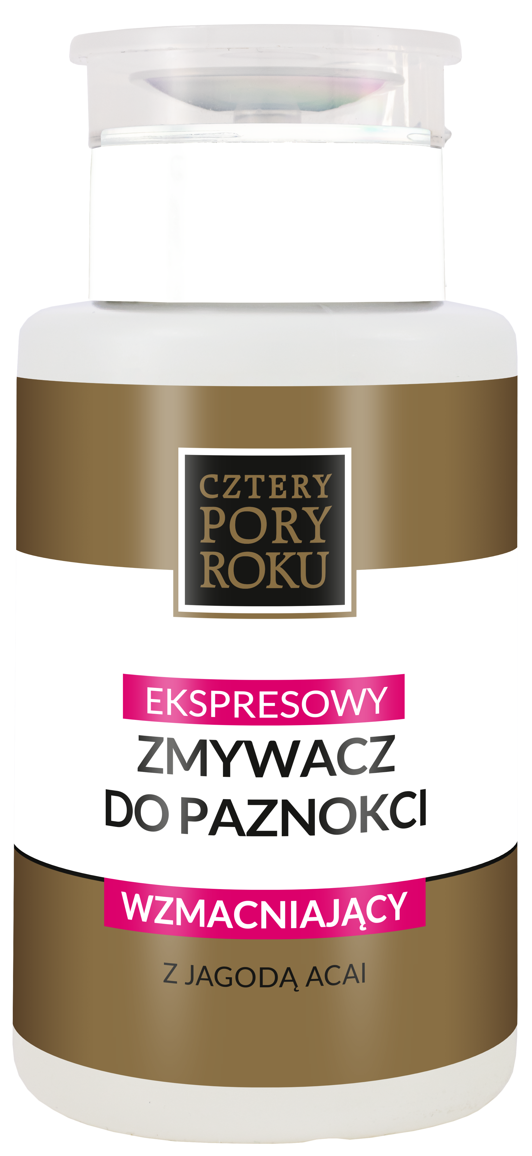 Zmywacz Do Paznokci Cztery Pory Roku Ekspresowy Z Jagodą Acai Wzmacniający 200Ml