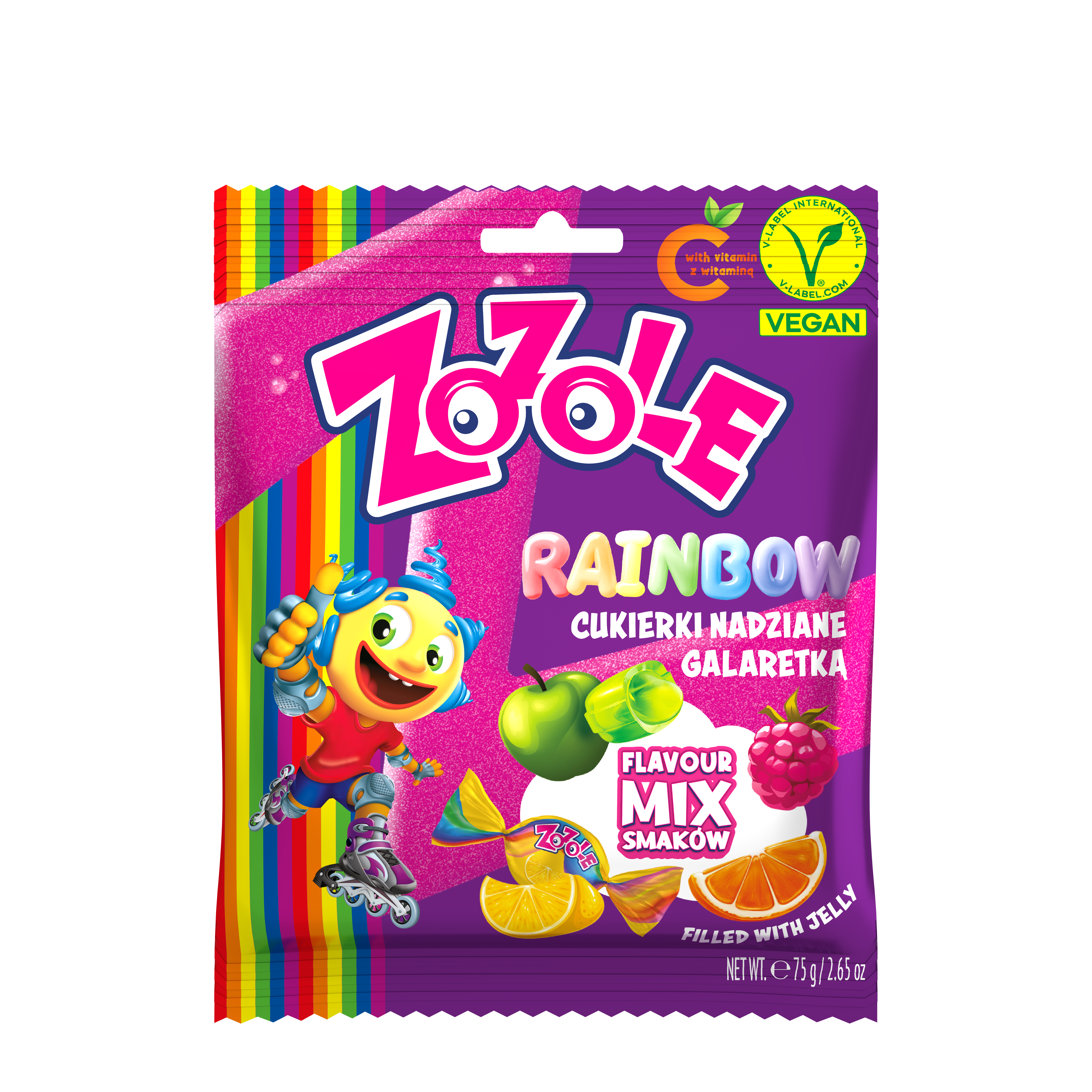Zozole Rainbow Cukierki 75G Mieszko