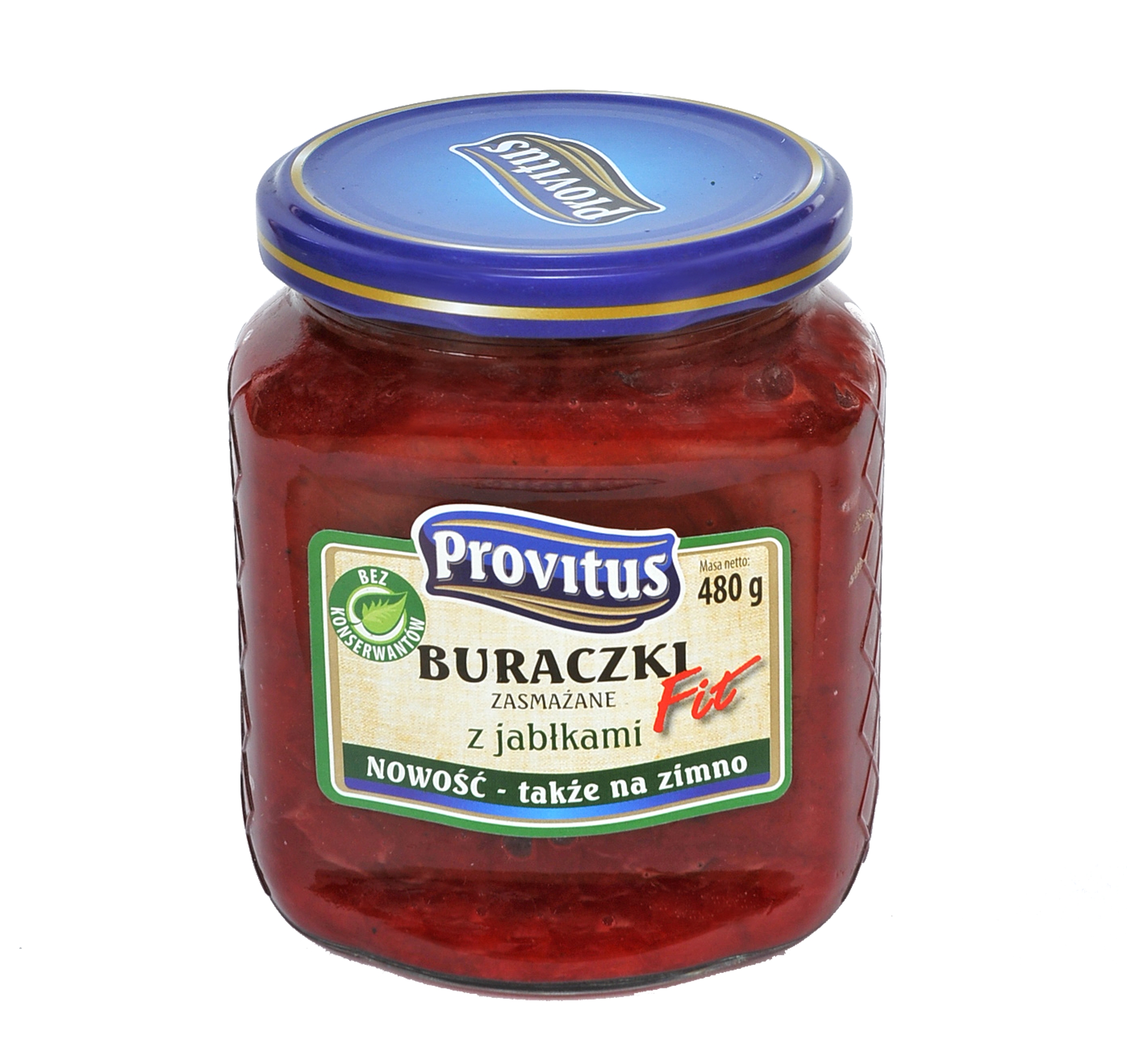 Buraczki Zasmażane Z Jabłkami Provitus 480G