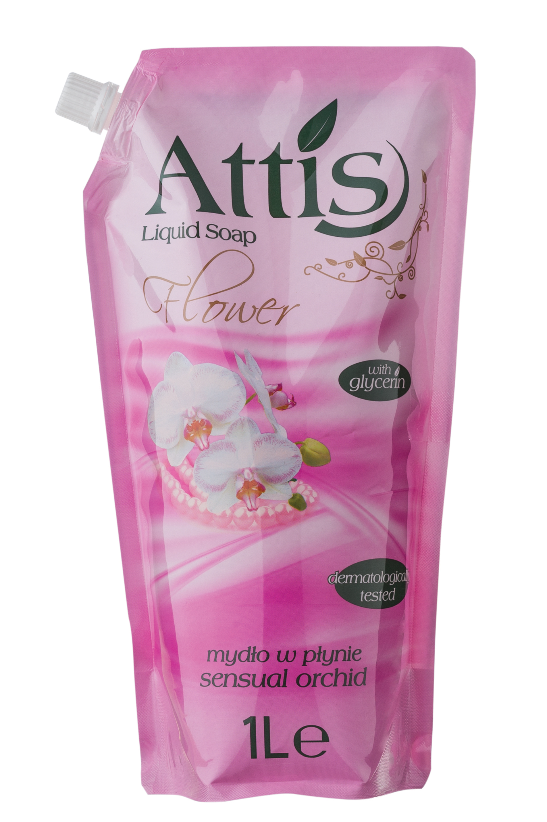 Attis 1L Mydło W Płynie Orchidea Doypak