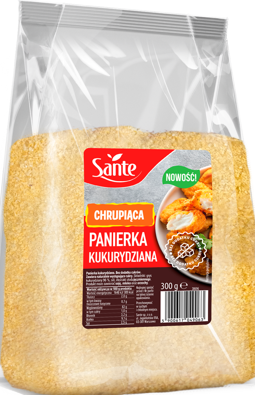 Sante Panierka Kukurydziana Bez Dodatku Cukru 300G