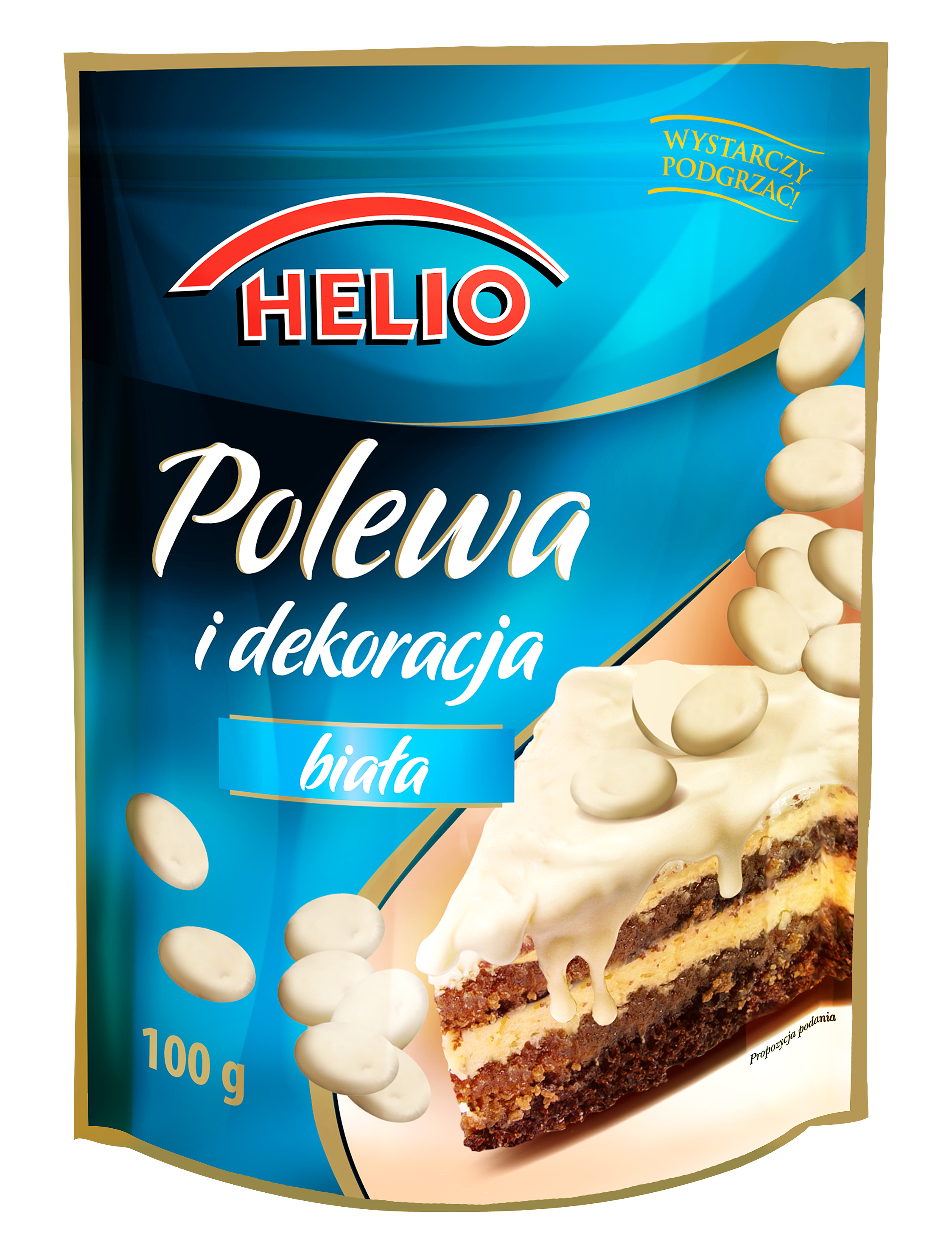 Polewa I Dekoracja Biała 100 G Helio