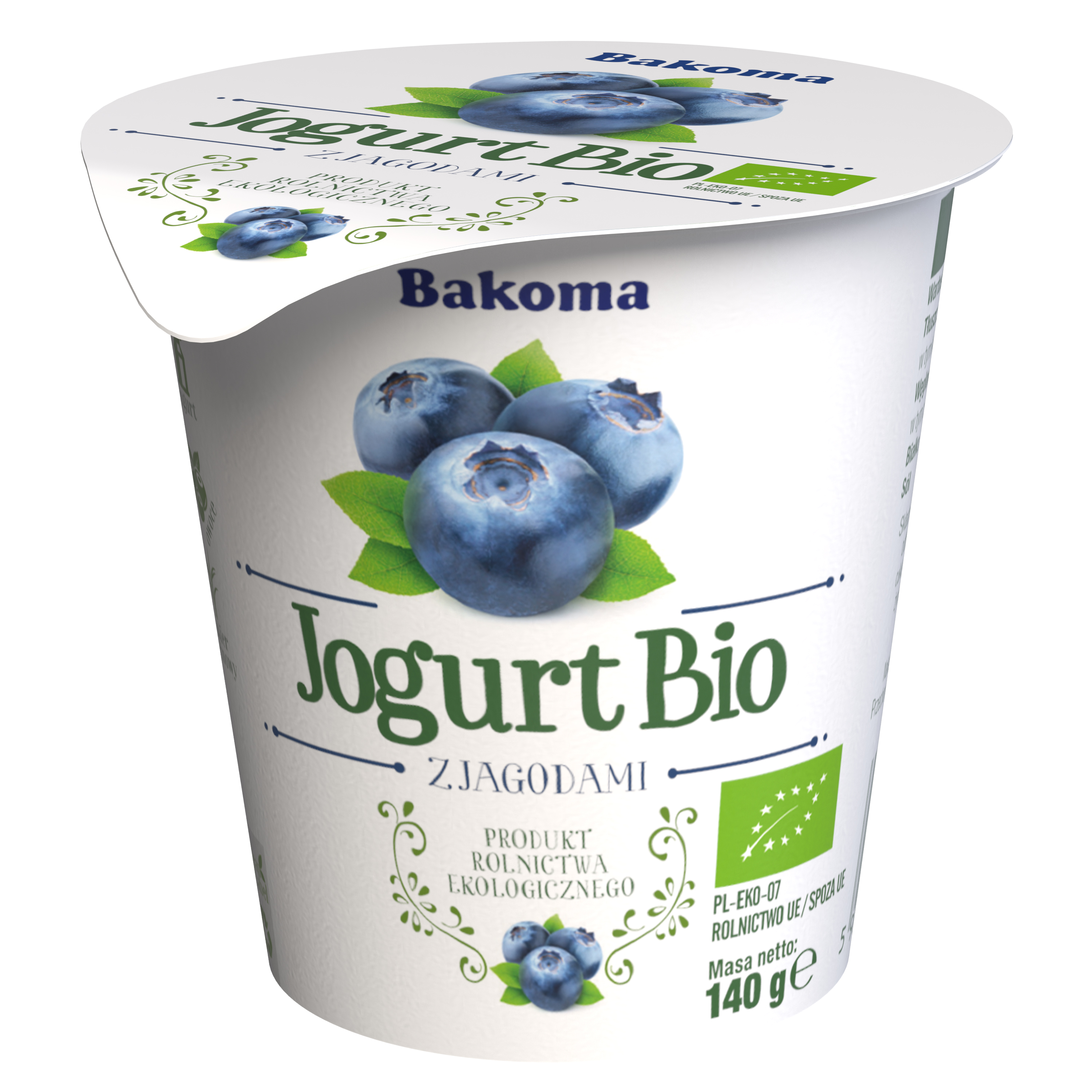 Jogurt Bio 140G Jagodowy