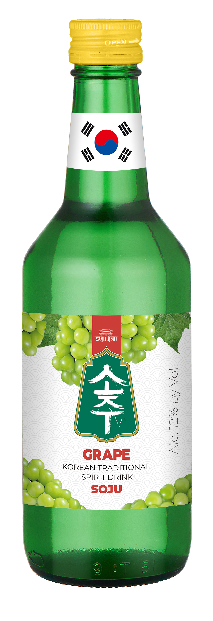 Soju Jjan Grape 12% 350 Ml