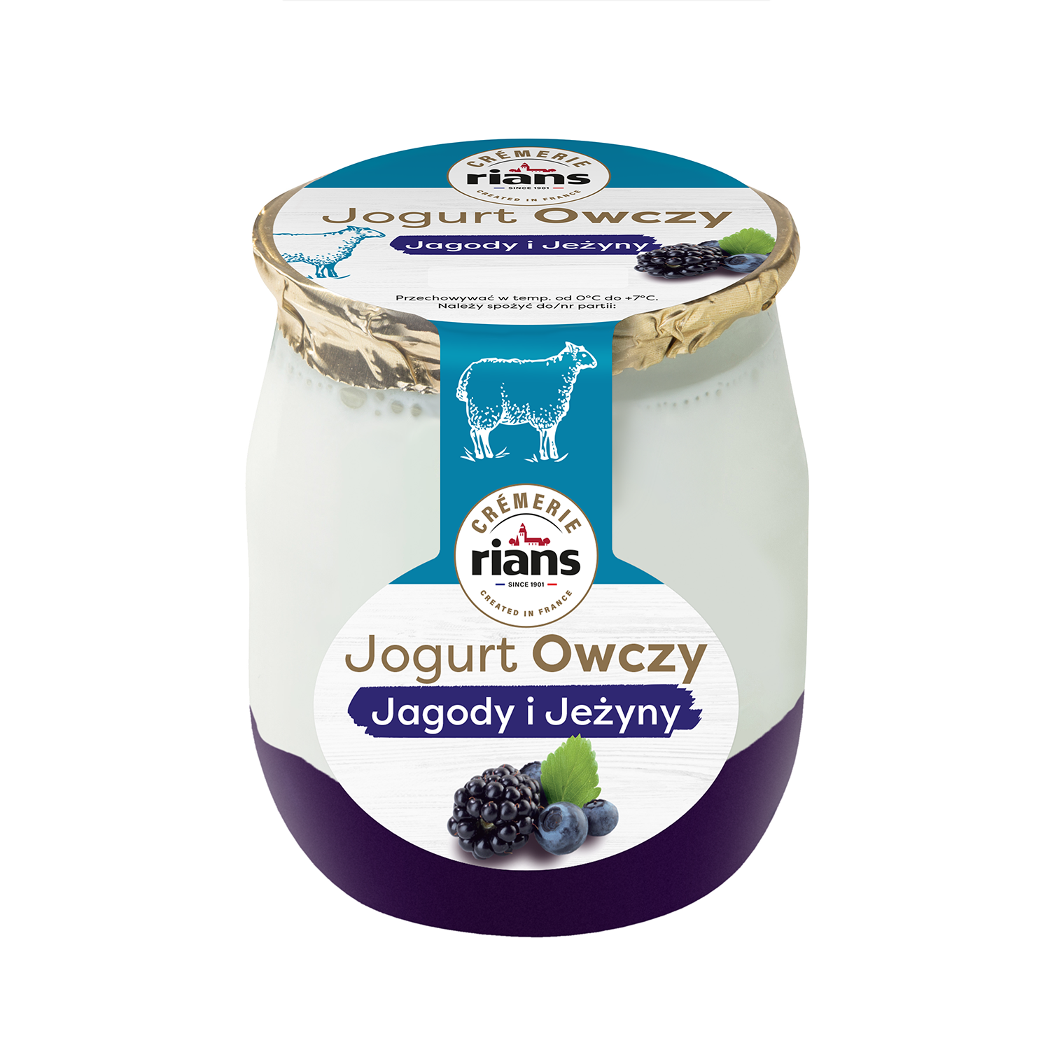 Jogurt Owczy Rians Jagody I Jeżyny 115G