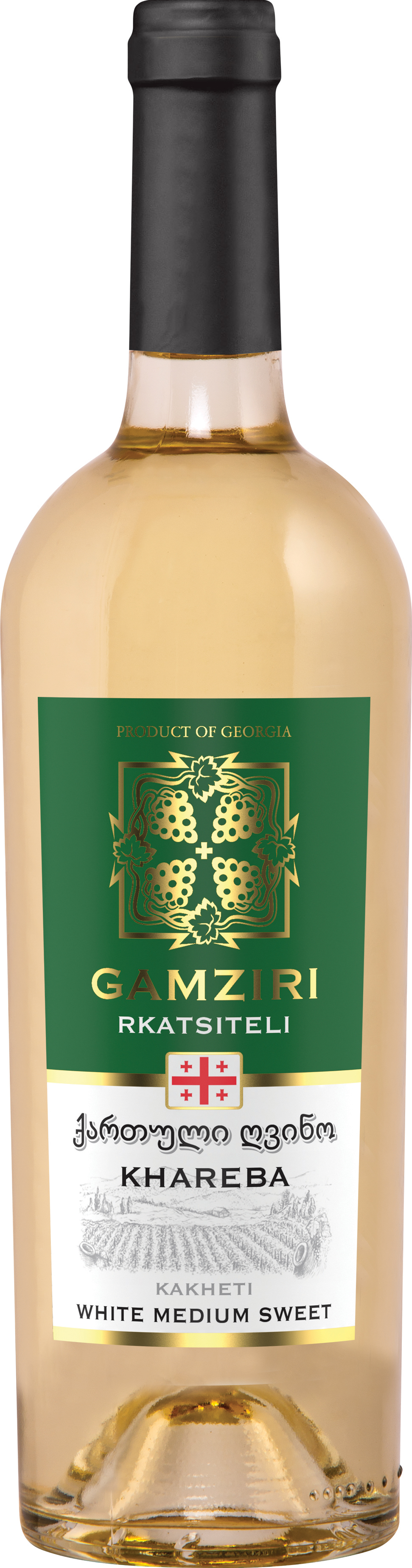 Gamziri Rkatsiteli Białe Półsłodkie 750 Ml