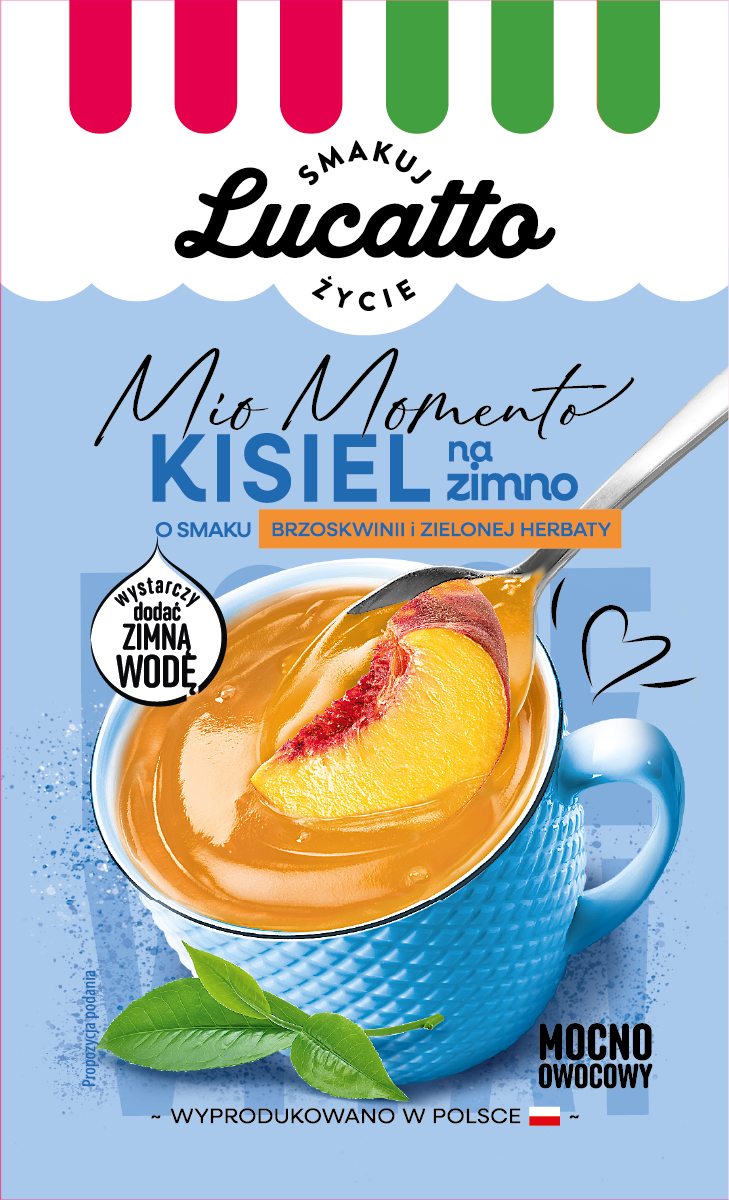Kisiel Na Zimno Brzoskwinia Zielona Herbata Lucatto 35G