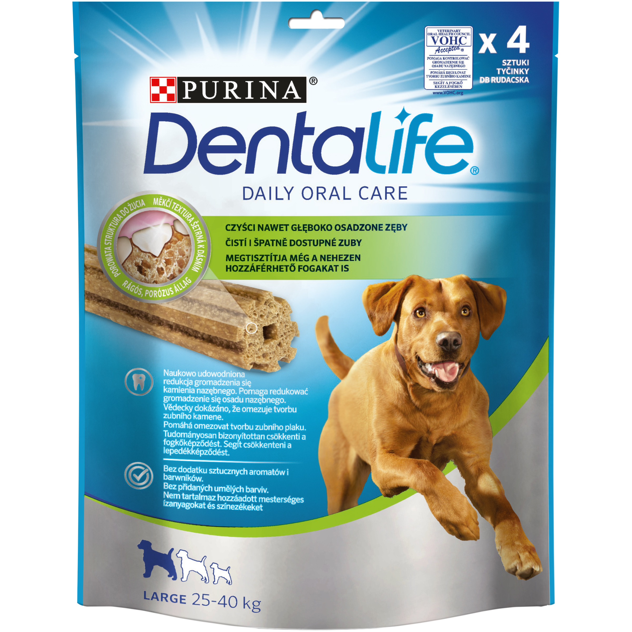 Przekąski Stomatologiczne Dla Psów Dentalife Large 4Szt 142G