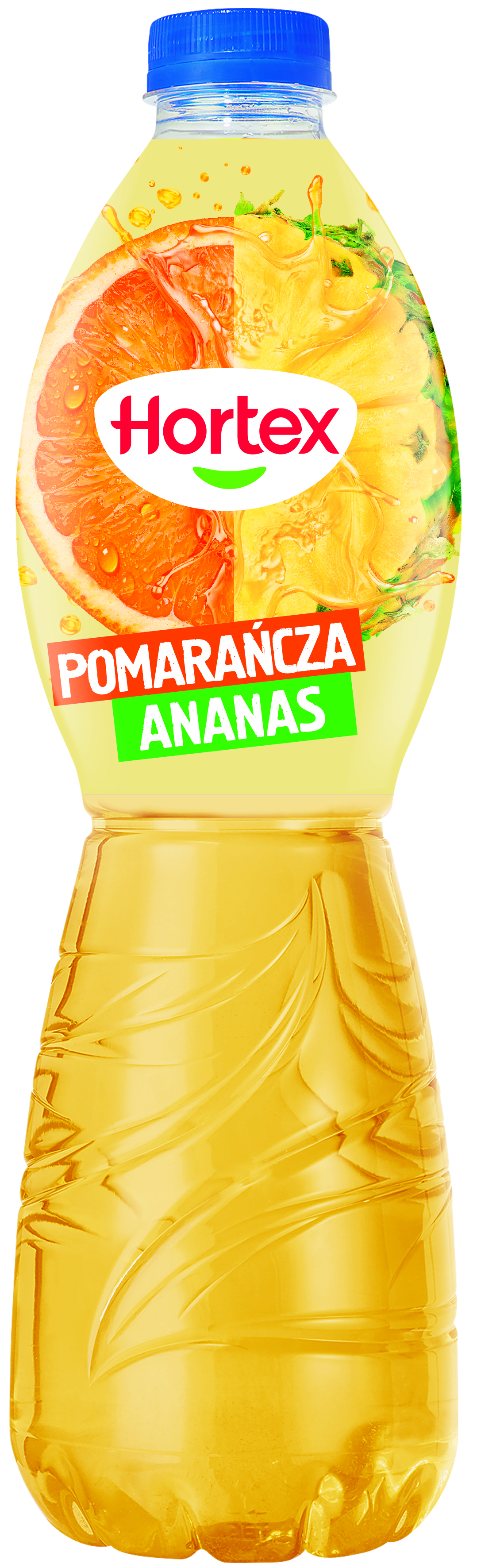 Hortex Napój Pomarańcza Ananas Butelka Apet 1,75L Kaucja