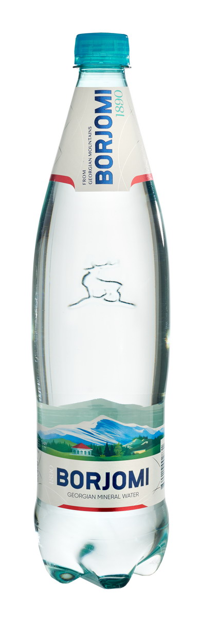 Borjomi Naturalna Woda Mineralna Gazowana 1,0 L