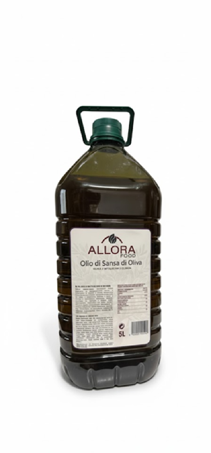 Olio Di Sansa Di Oliva. Oliwa Z Wytłoczyn Z Oliwek 5L Allora Food