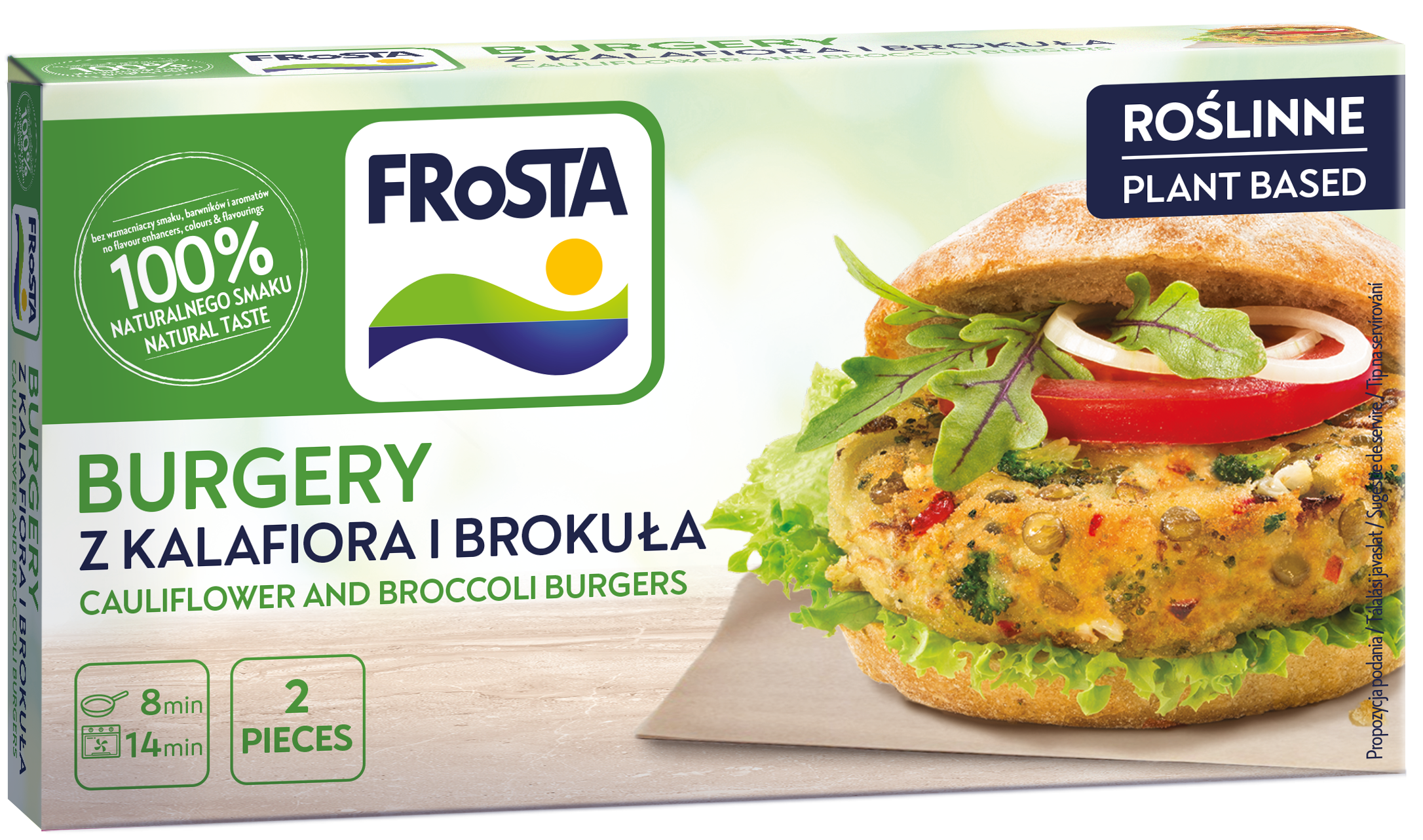 Frosta Burgery Z Kalafiora I Brokuła 2 Sztuki - 200 G