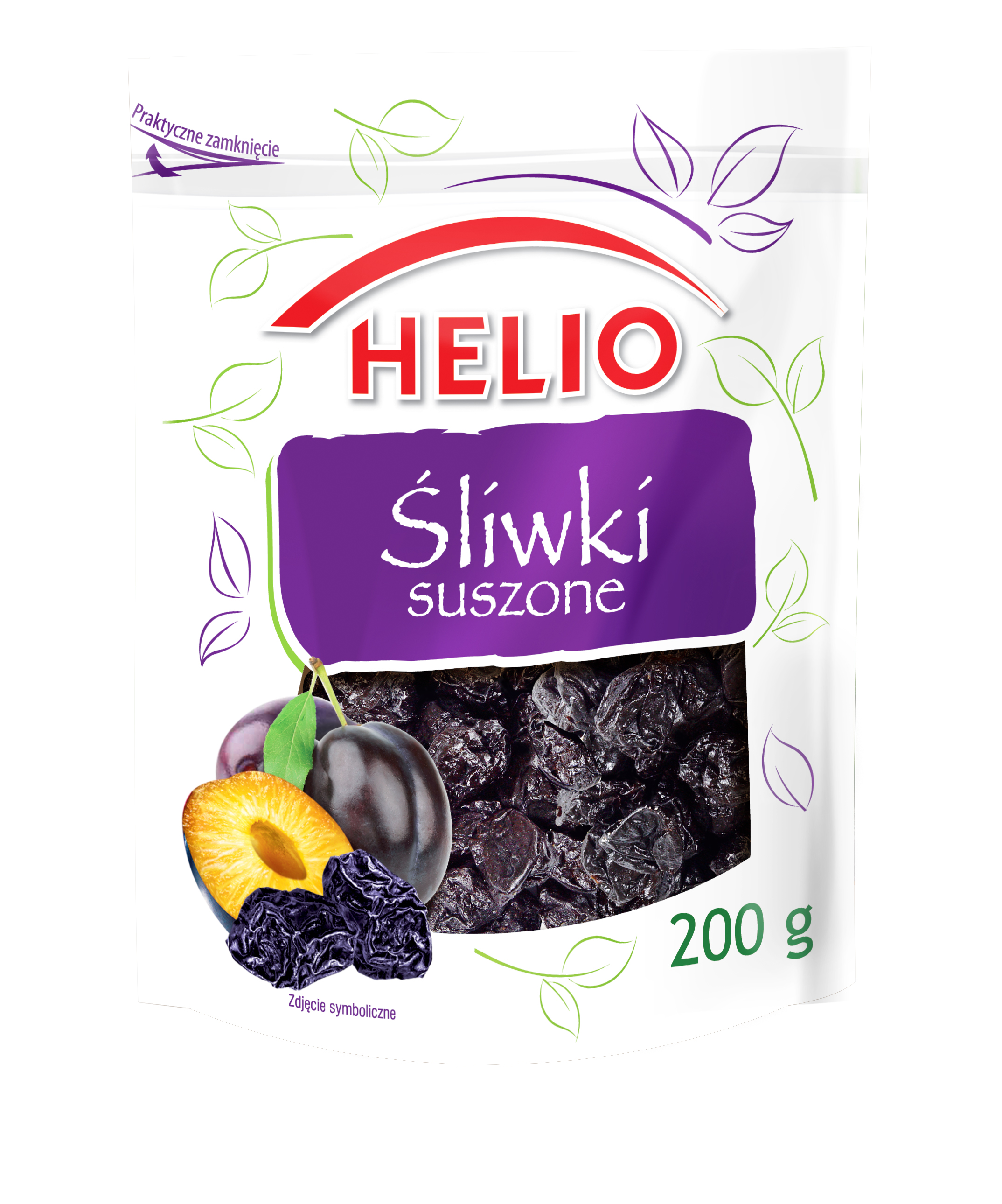 Śliwki Suszone Helio 200G