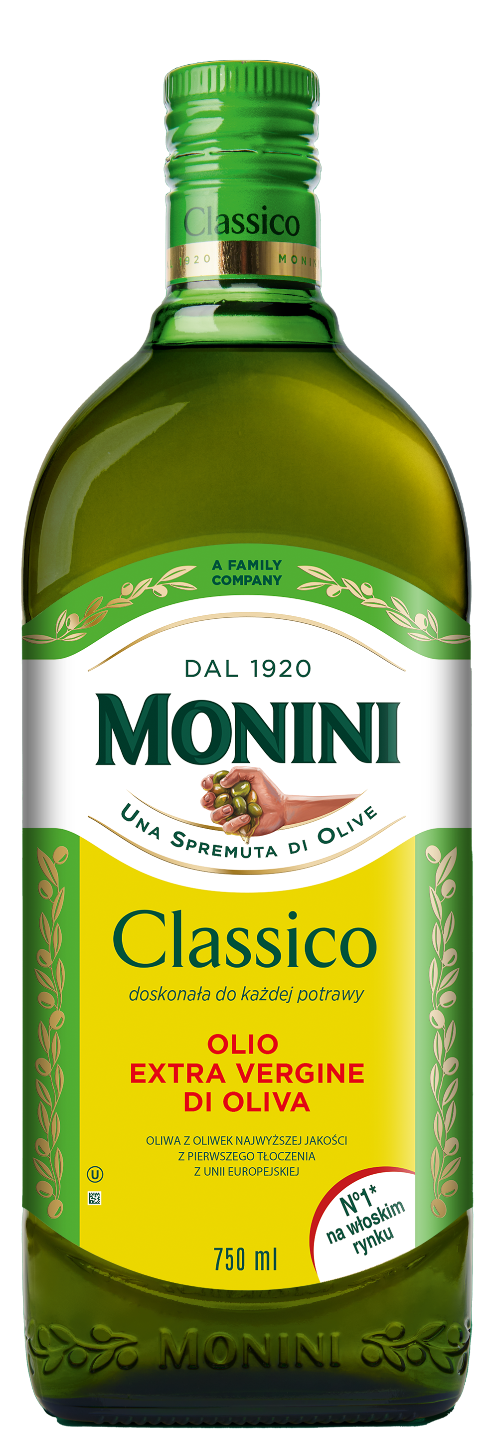 Monini Oliwa Z Oliwek Extra Vergine Classico 750 Ml