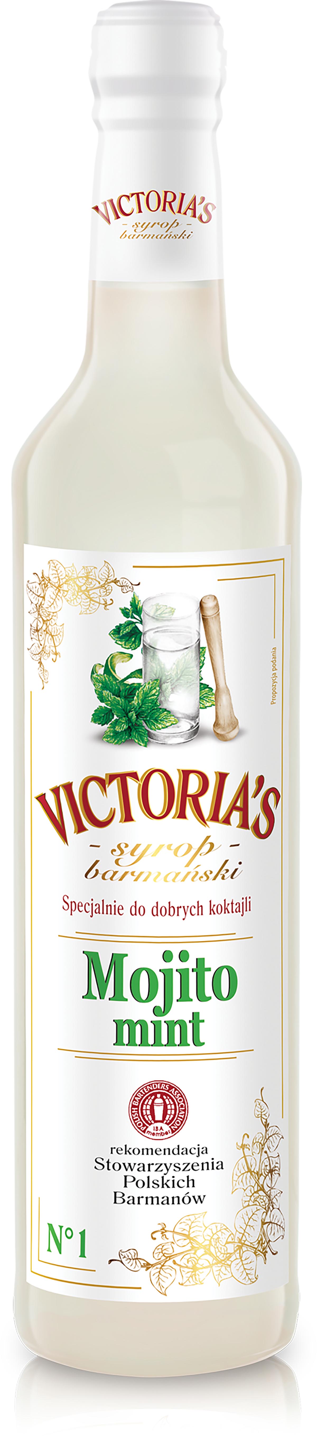 Syrop Barmański Mojito Mint 490 Ml Victoria'S