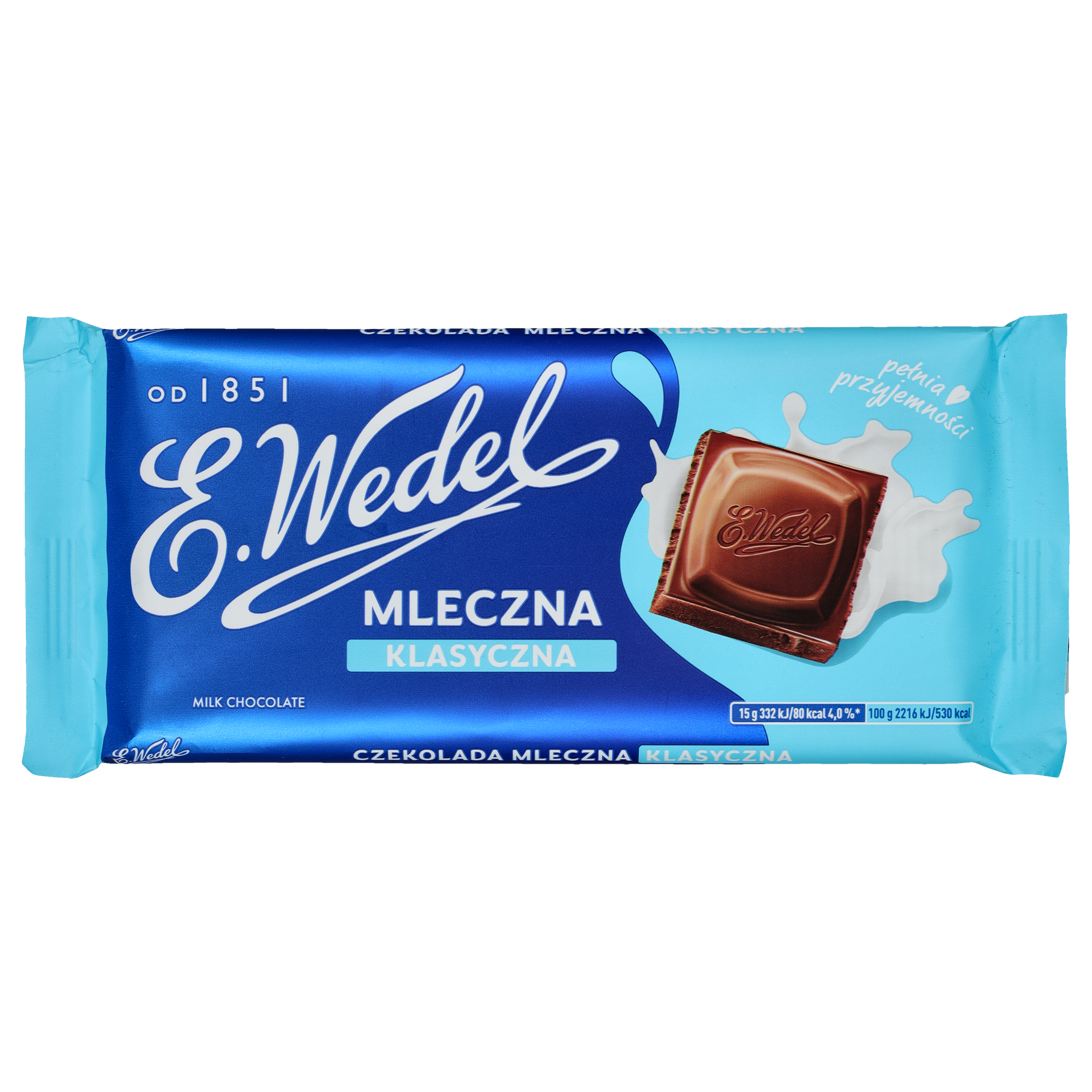 E.Wedel Czekolada Klasyczna Mleczna 90G