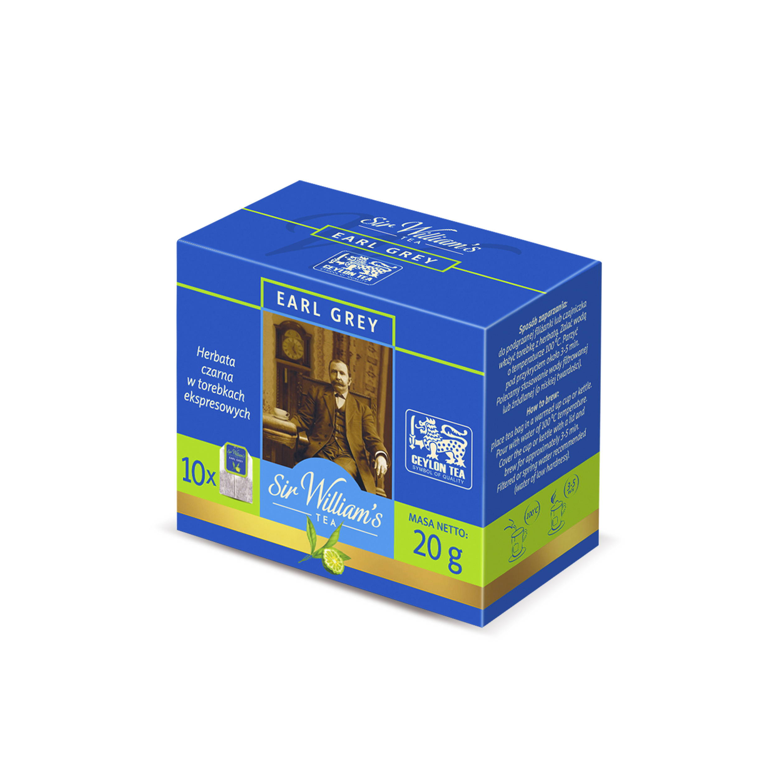 Herbata Sir William'S Tea Earl Grey 10 Szt.