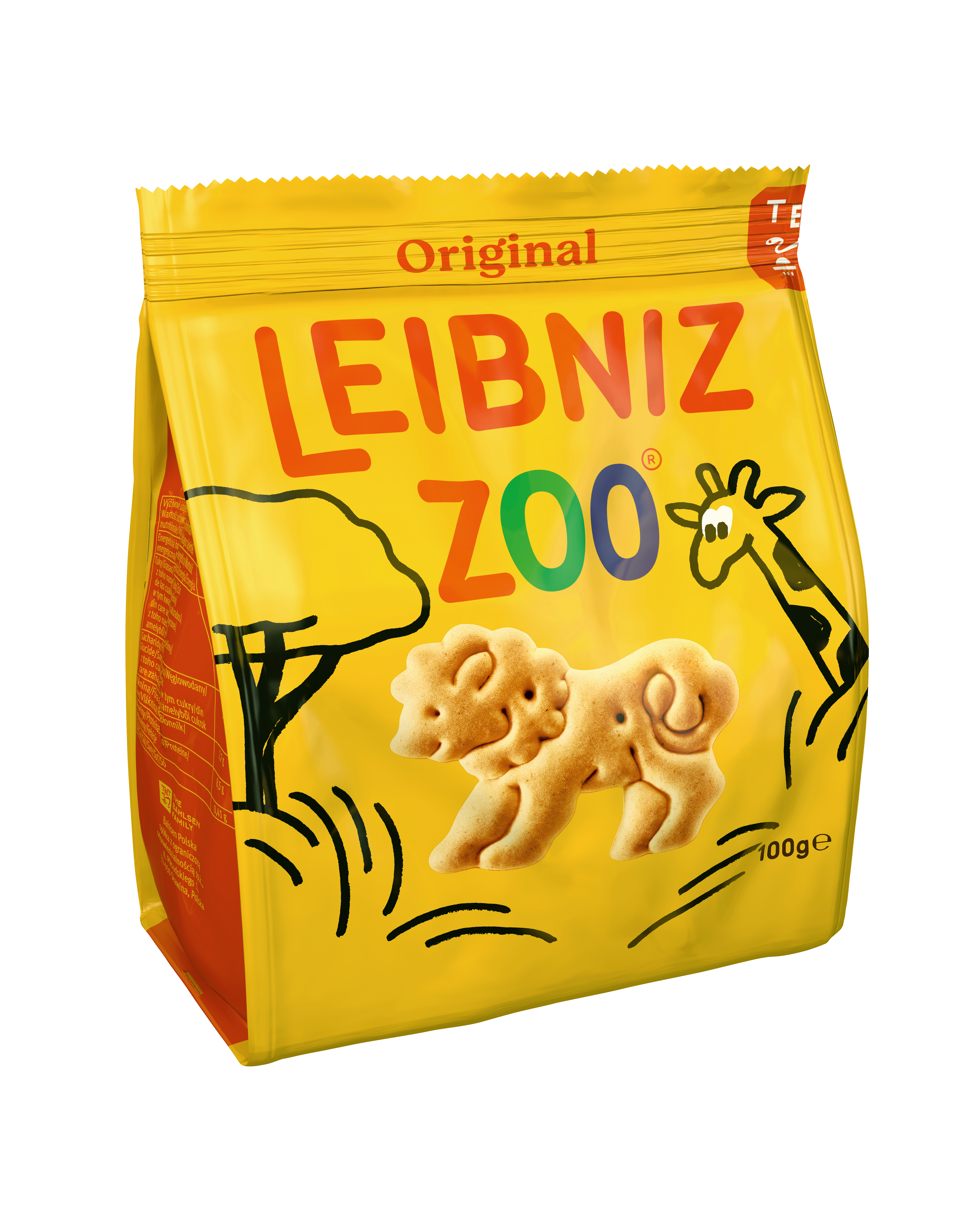 Leibniz Zoo Oryginal Herbatniki Maślane 100G