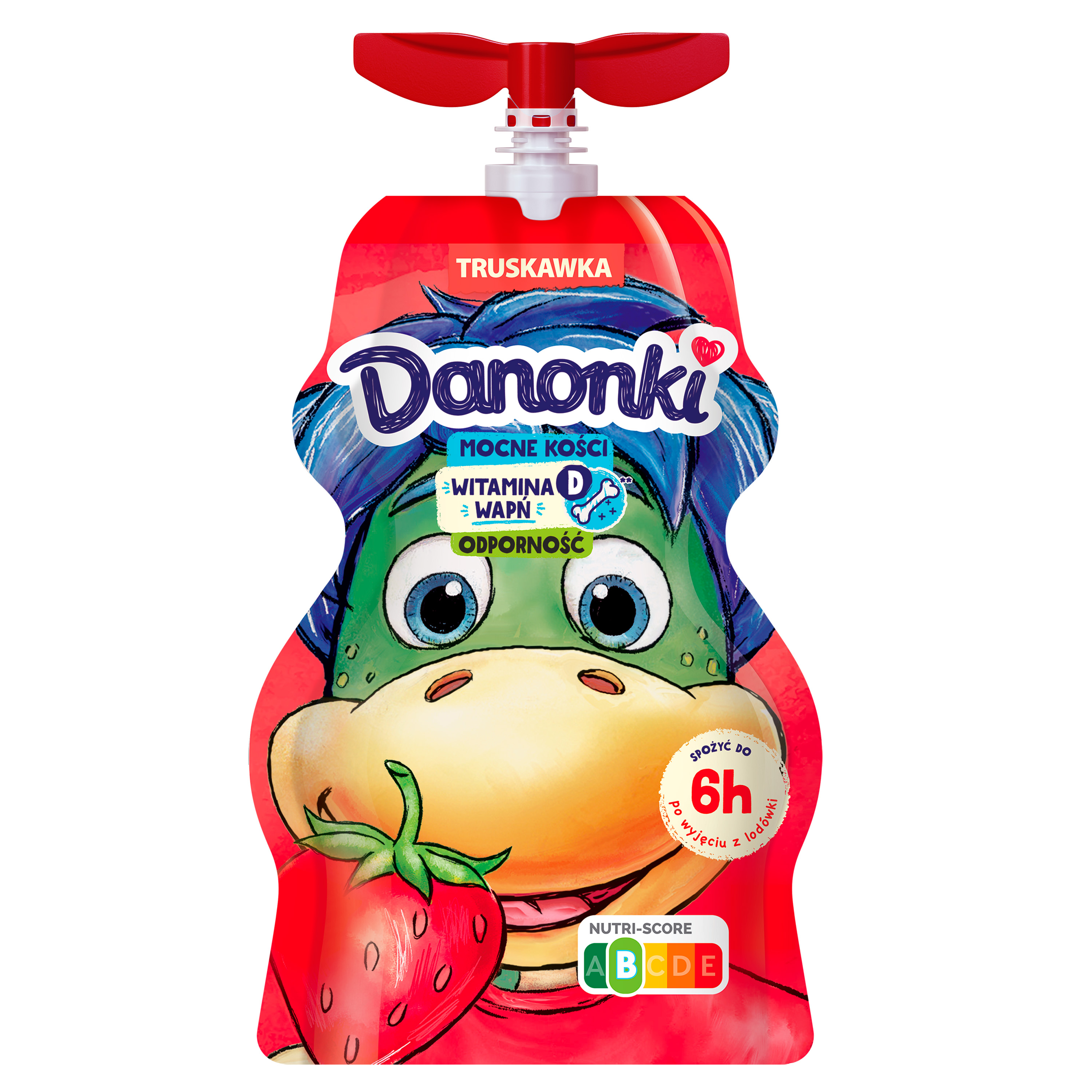 Danonki W Saszetce Truskawka 70G