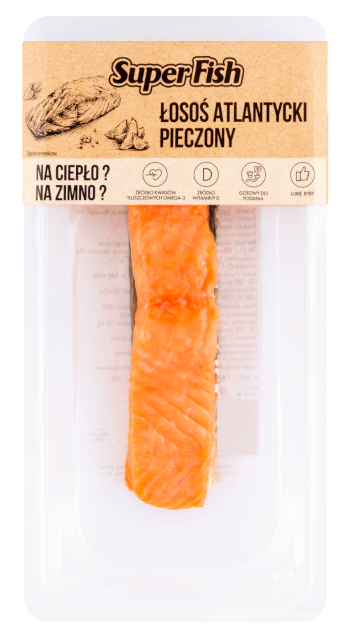 Superfish Łosoś Atlantycki Pieczony 100G