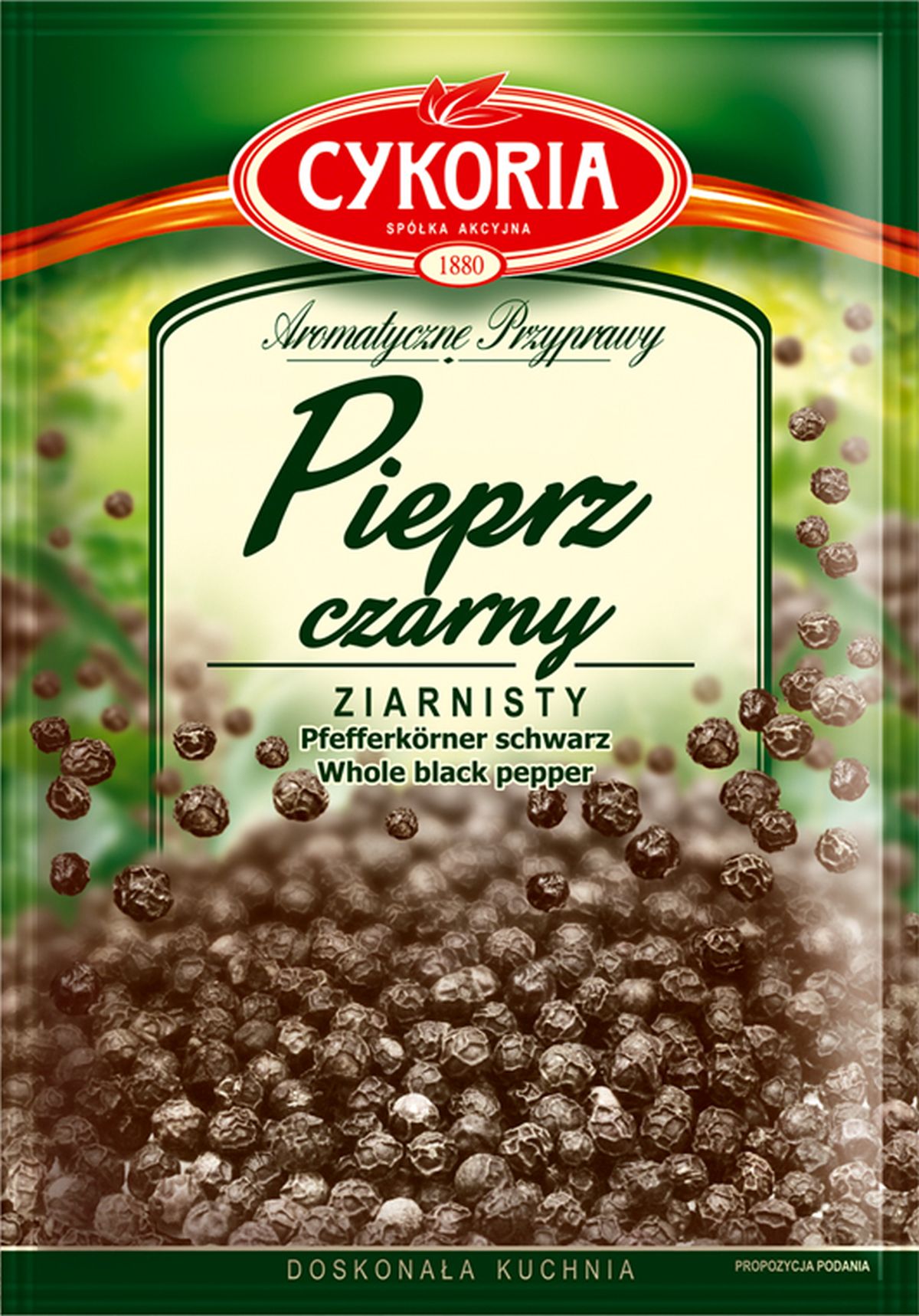Pieprz Czarny Ziarnisty Cykoria 20G