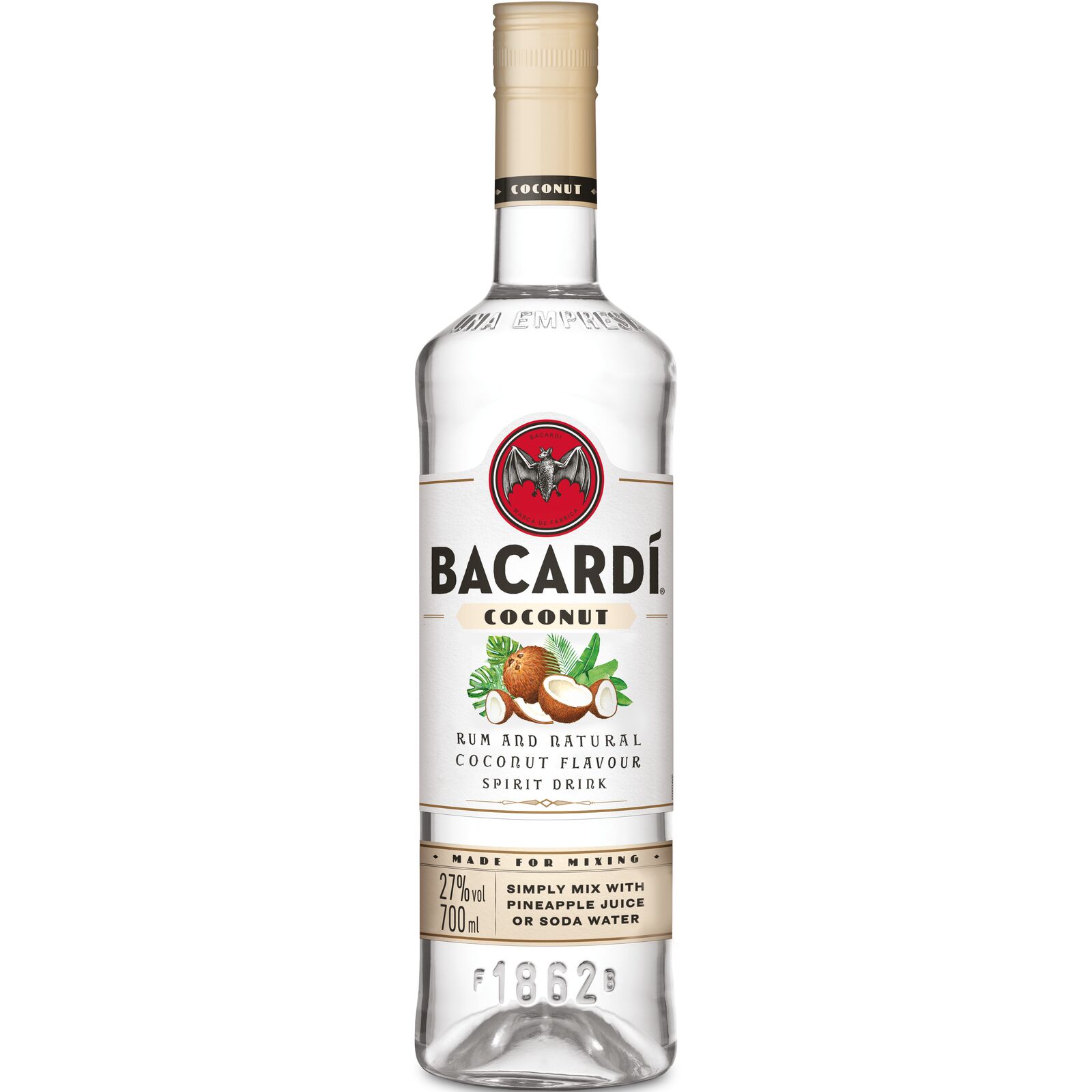 Bacardi Coconut 27% 700Ml