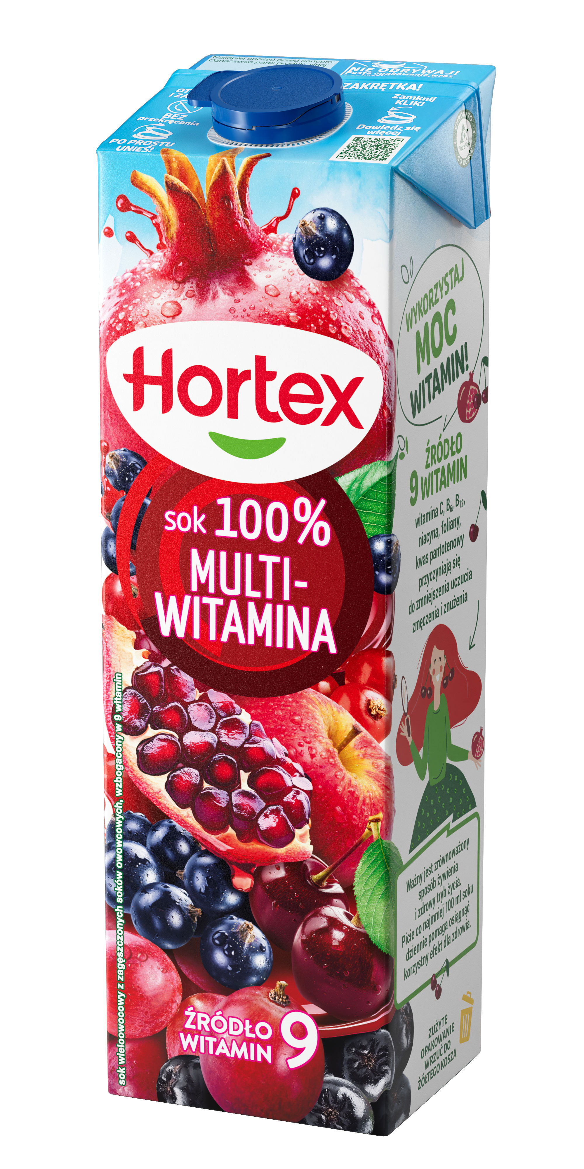 Hortex Sok 100% Multiwitamina Karton 1L