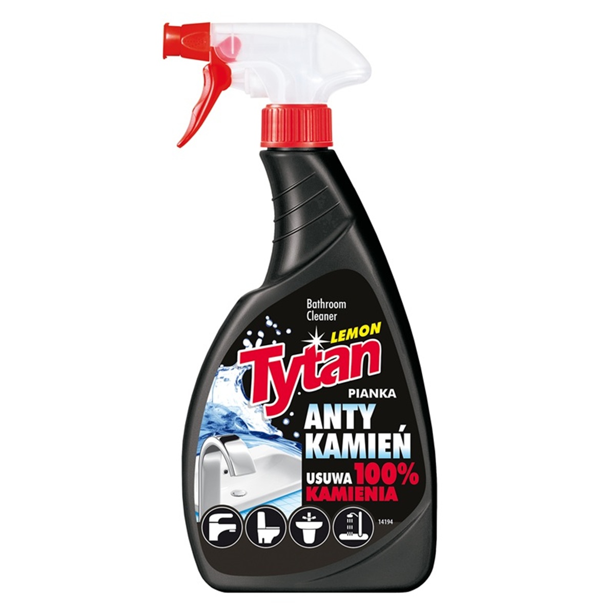 Pianka Do Mycia Łazienek Tytan Anty Kamień Spray 500G
