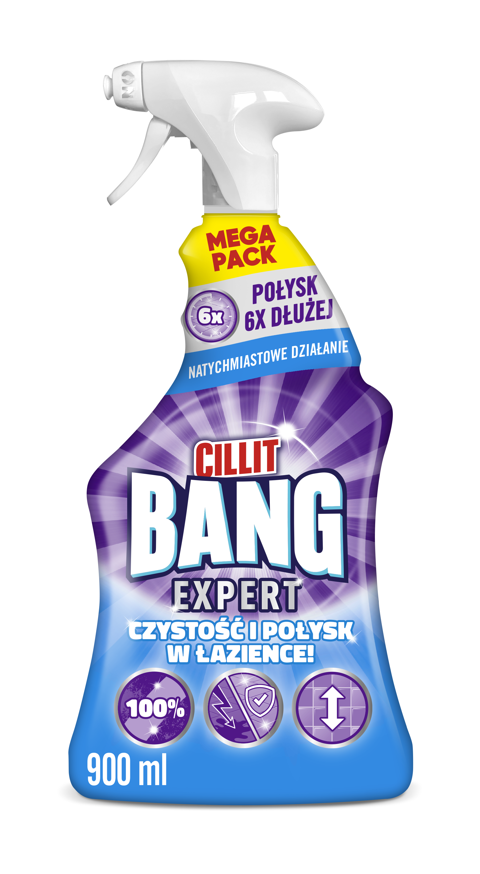 Cillit Bang Expert Czystość I Połysk W Łazience 900Ml Spray