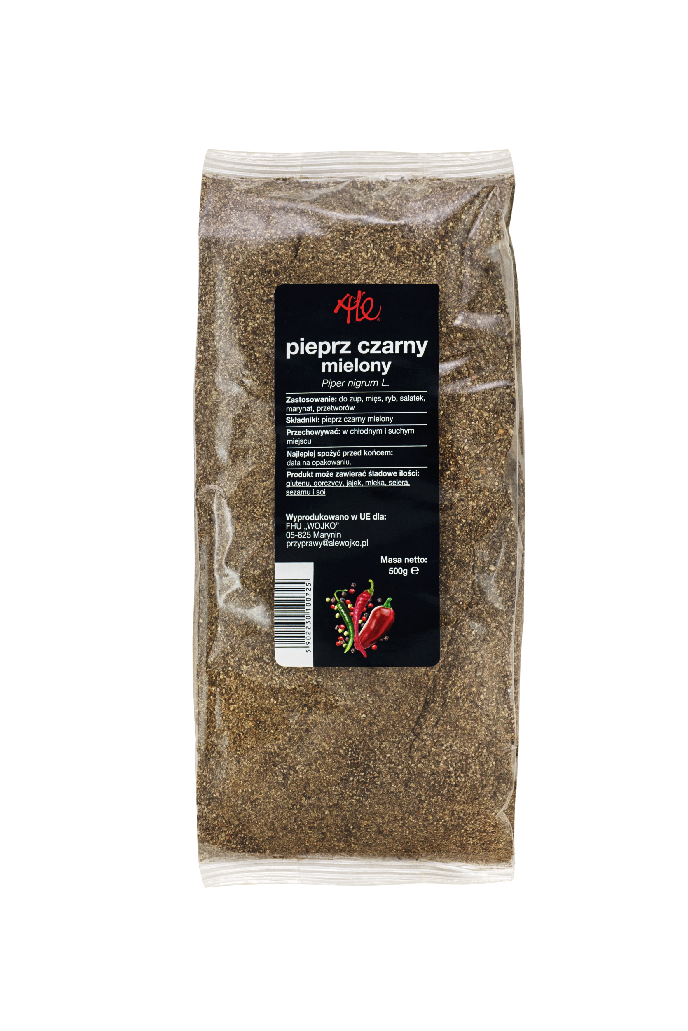 Master Cook Polska Pieprz Czarny Mielony 500G