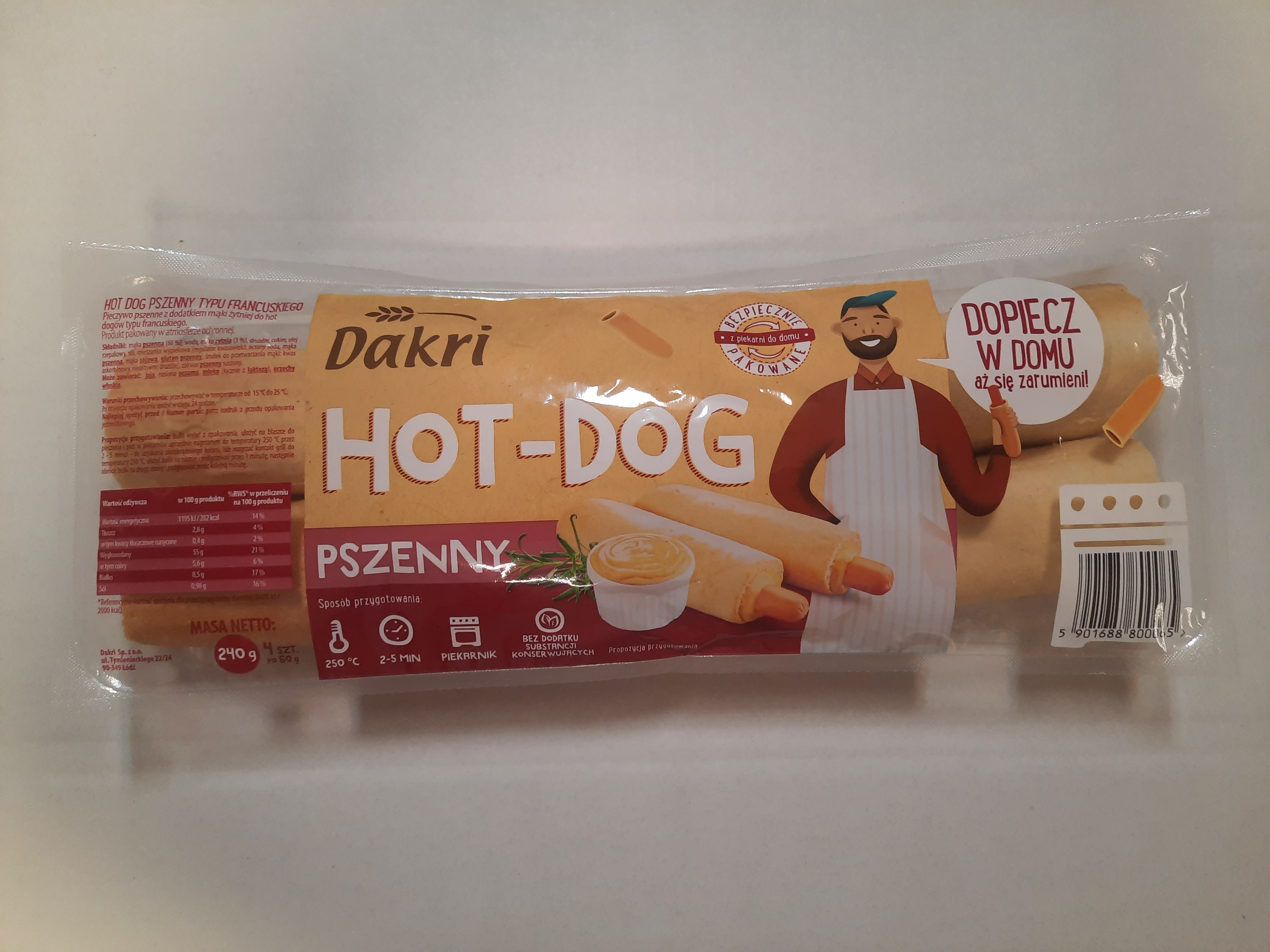 Hot Dog Graham 240G(4X60G) Dakri