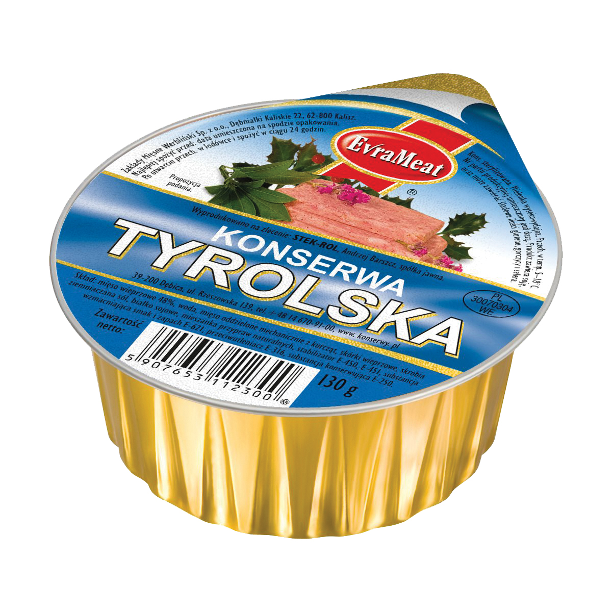 Evrameat Tyrolska 130G