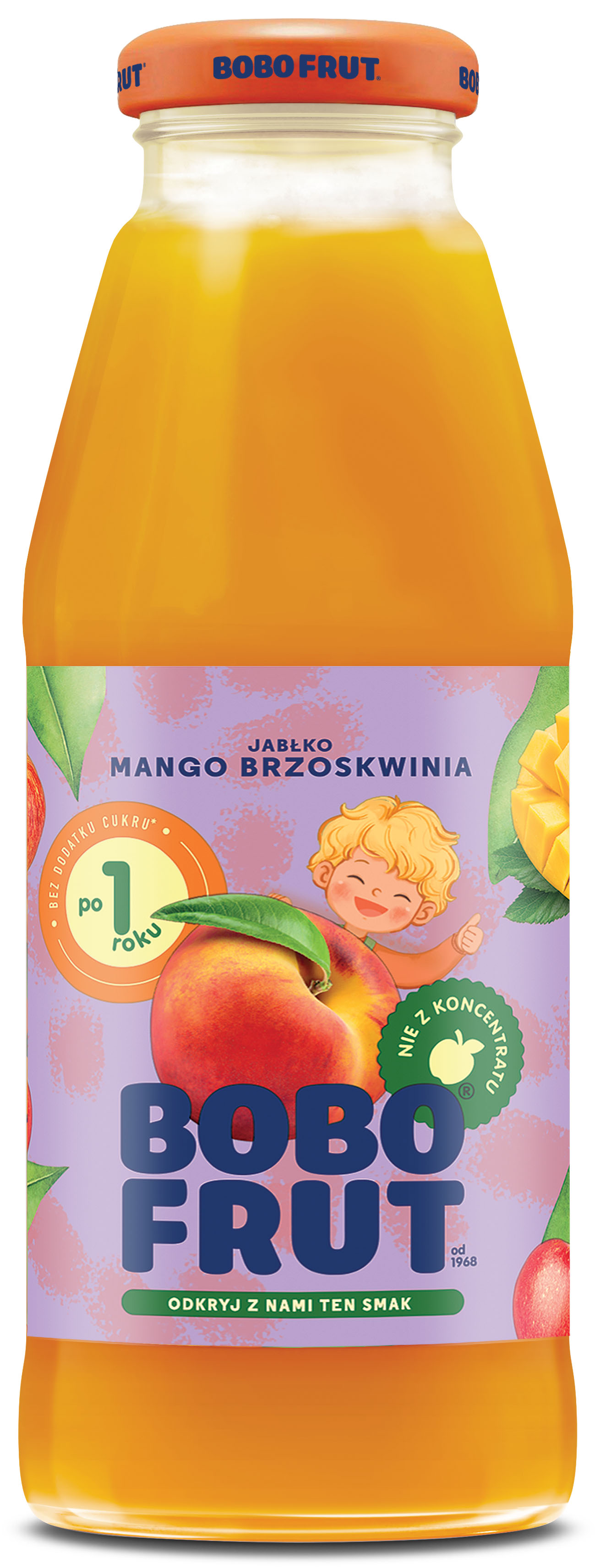 Bobo Frut Nektar Jabłko, Mango, Brzoskwinia 300 Ml Po 12 Miesiącu