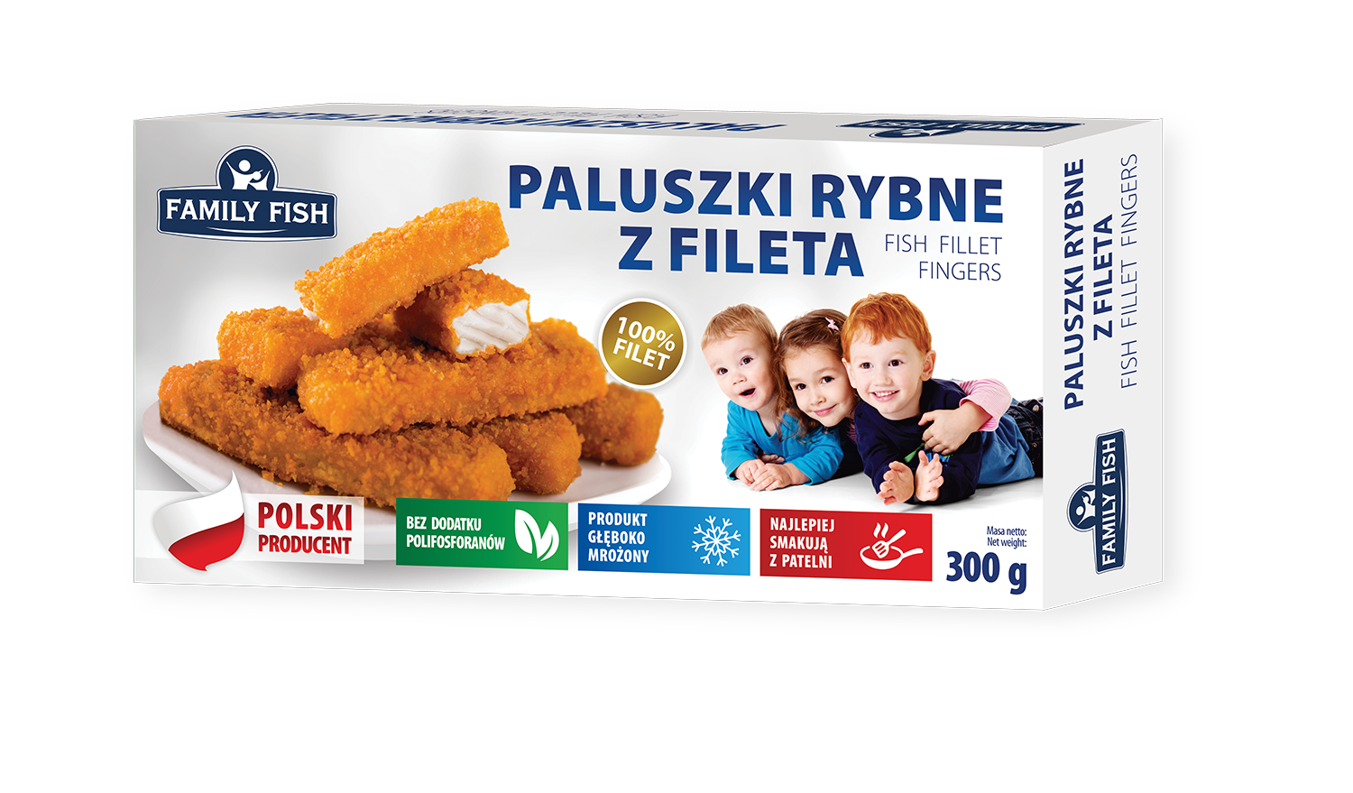 Paluszki Rybne Z Fileta Ryb Białych Panierowane 300 G Family Fish