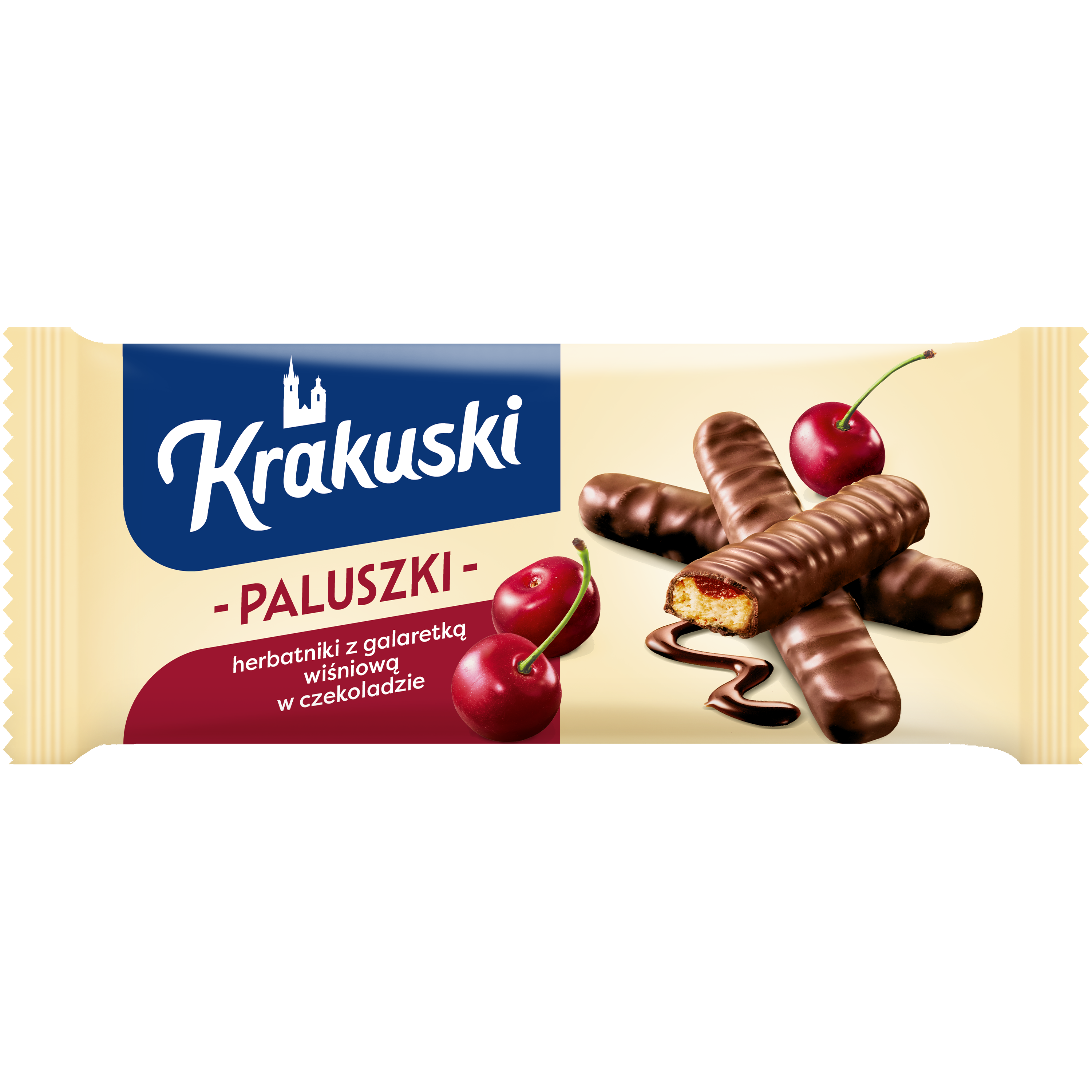 Krakuski Paluszki Z Galaretką Wiśniową W Czekoladzie 144G