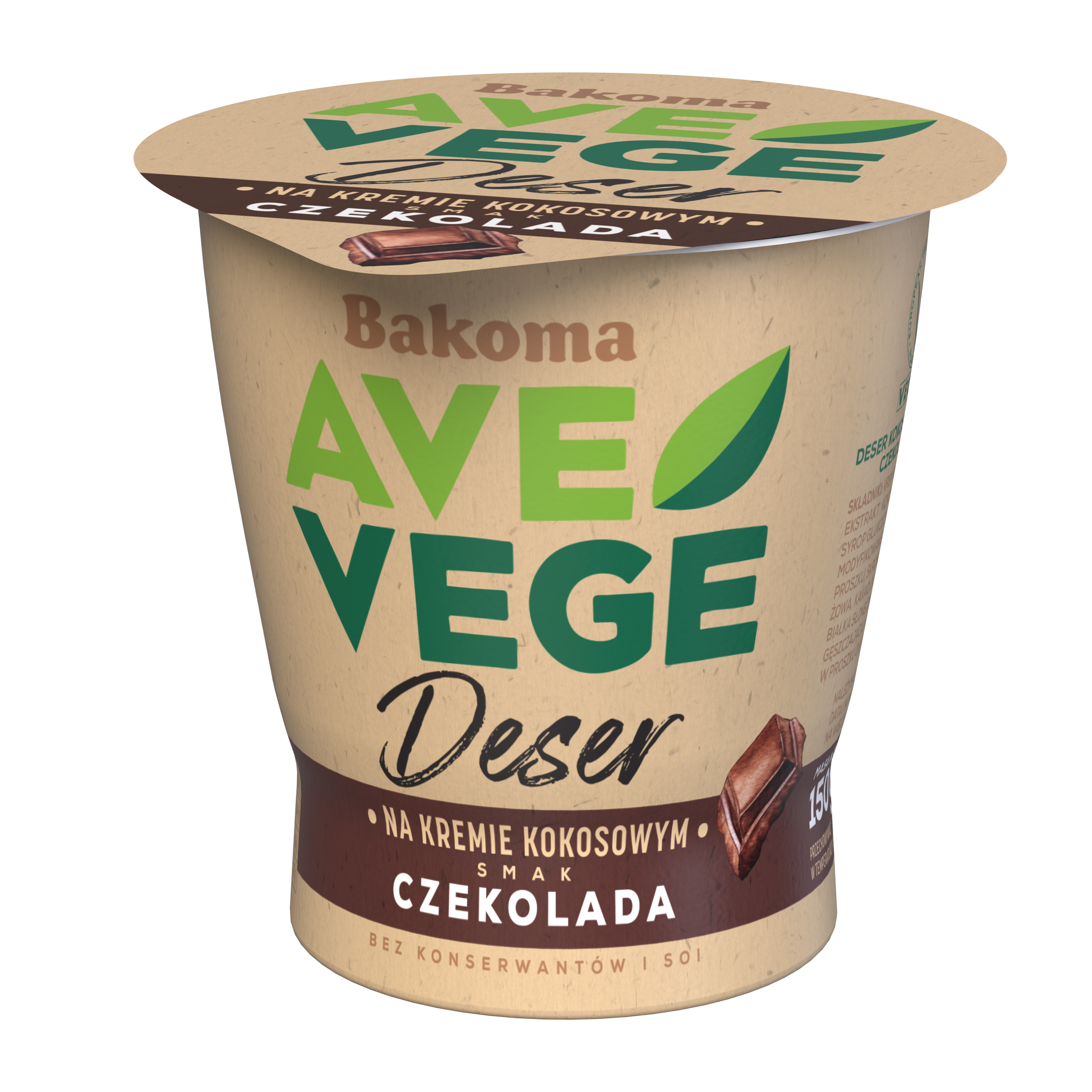 Deser Ave Vege Czekolada 150G Bakoma