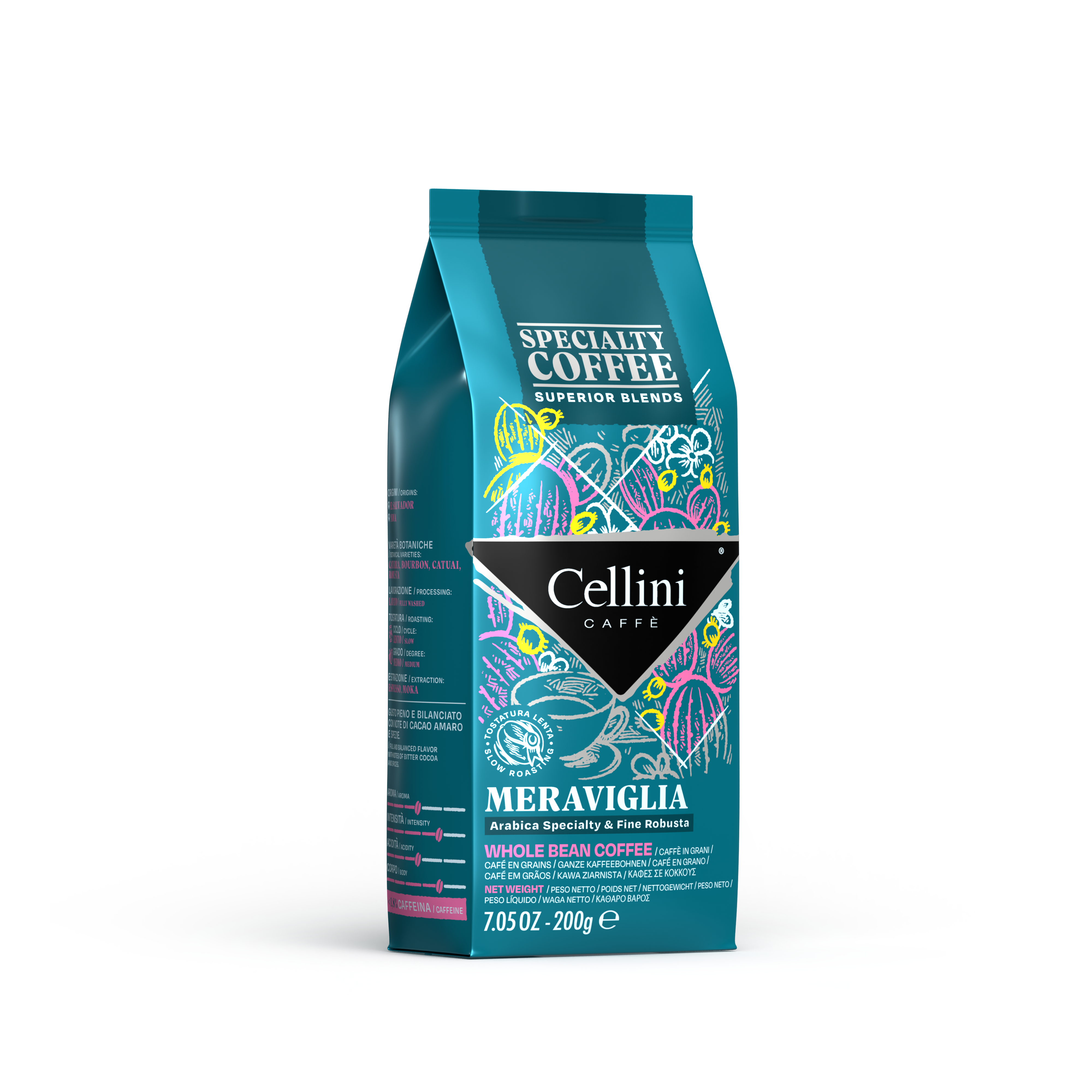 Cellini Kawa Ziarno Meraviglia 200G