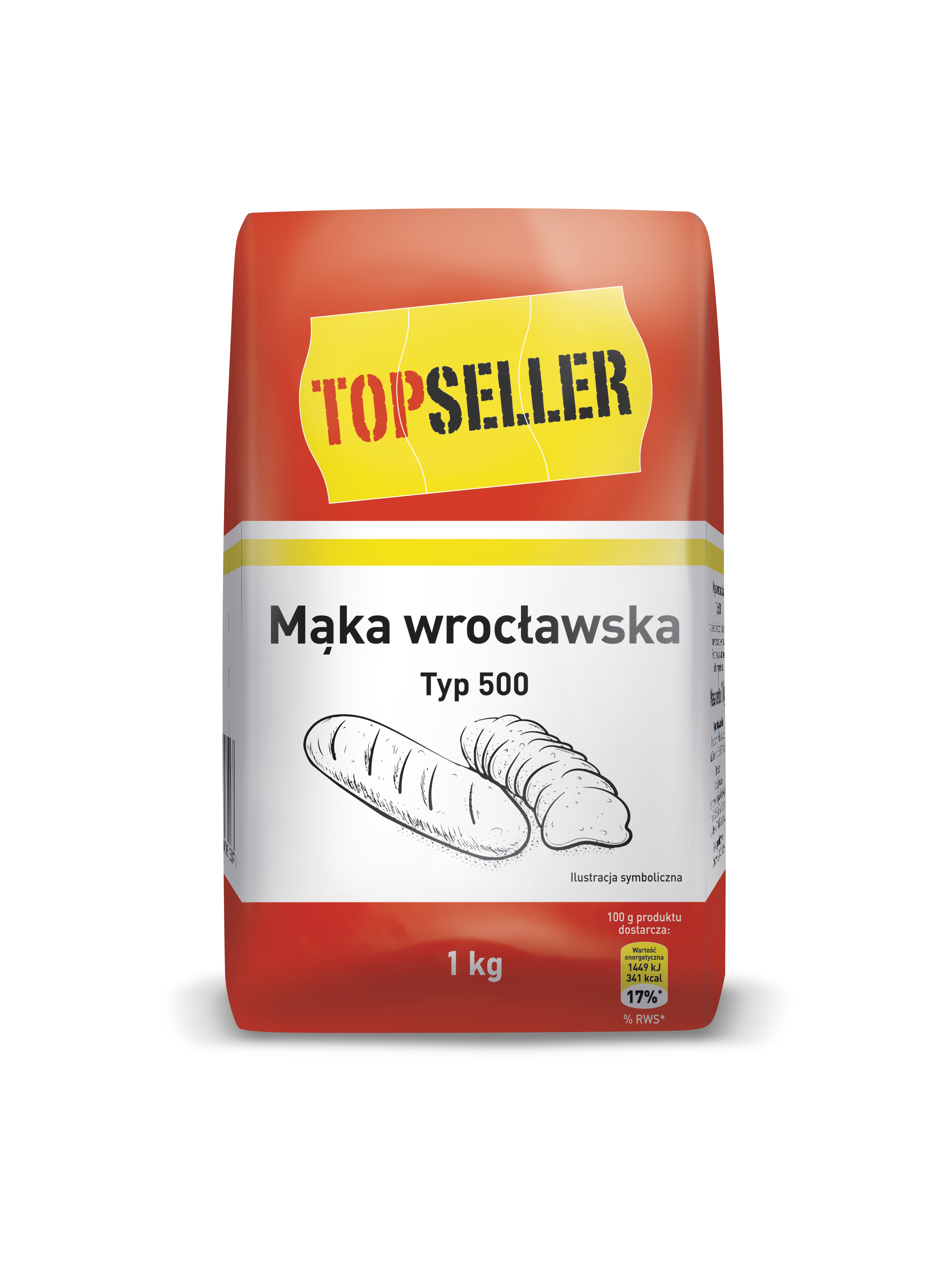 Topseller Mąka Wrocławska Typ 500 1 Kg