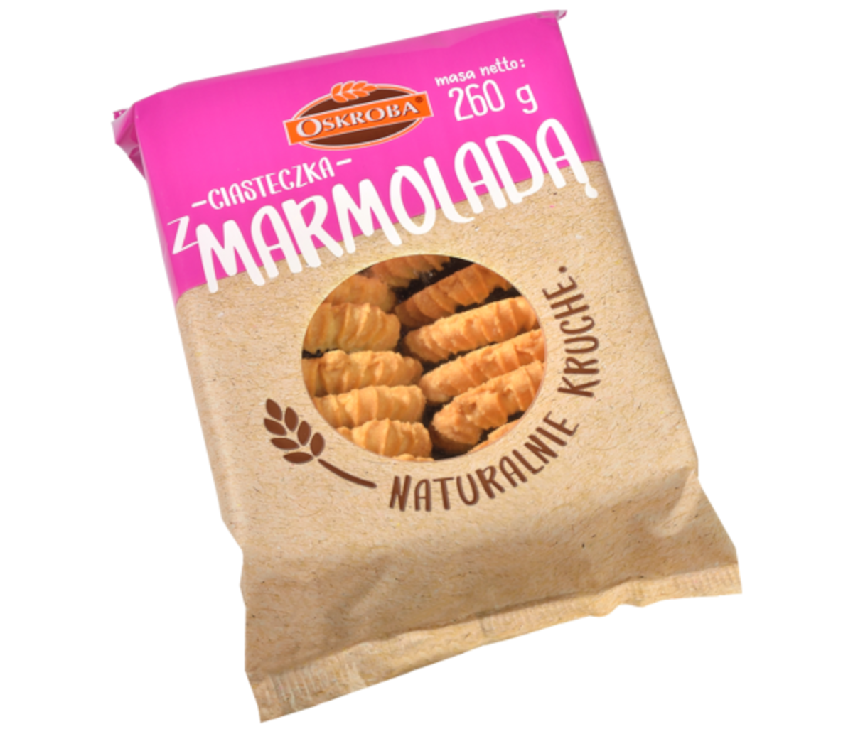 Oskroba Ciasteczka Kruche Z Marmoladą 260G
