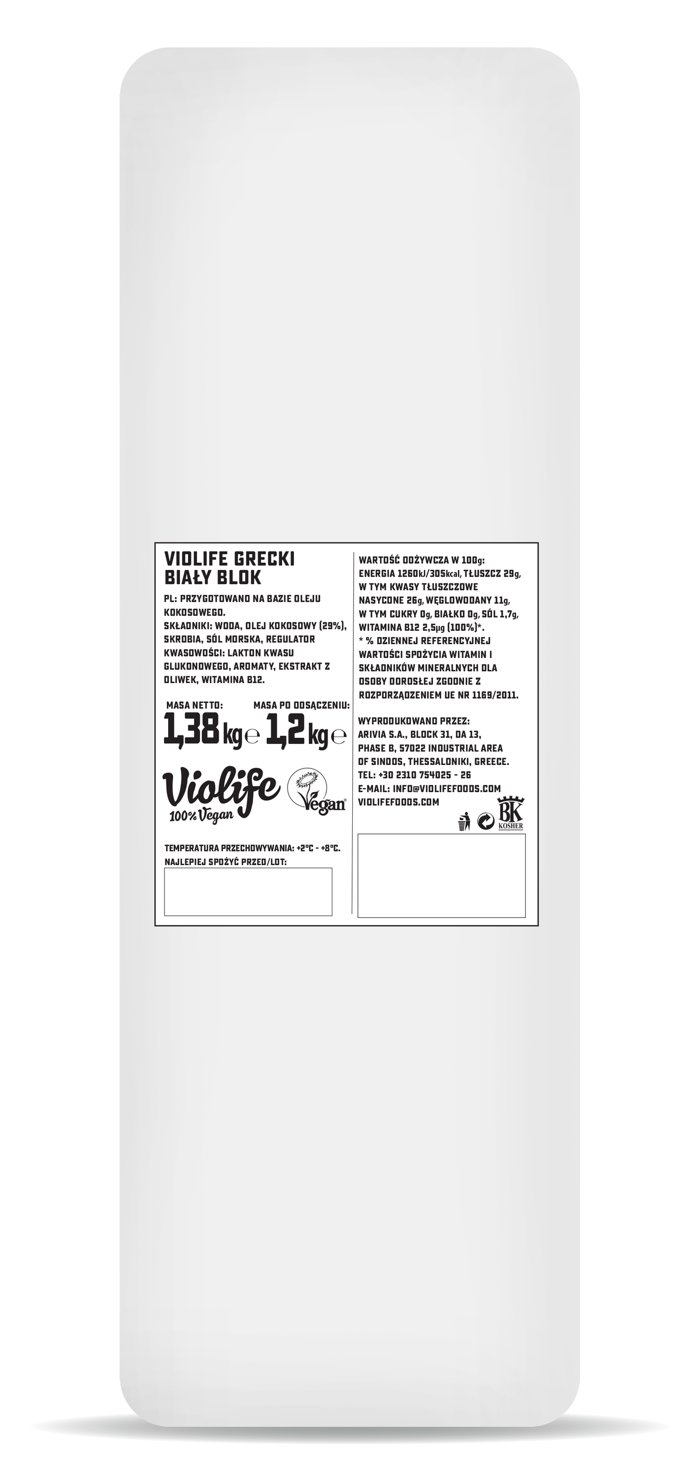 Violife Grecki Biały Blok 1,2Kg