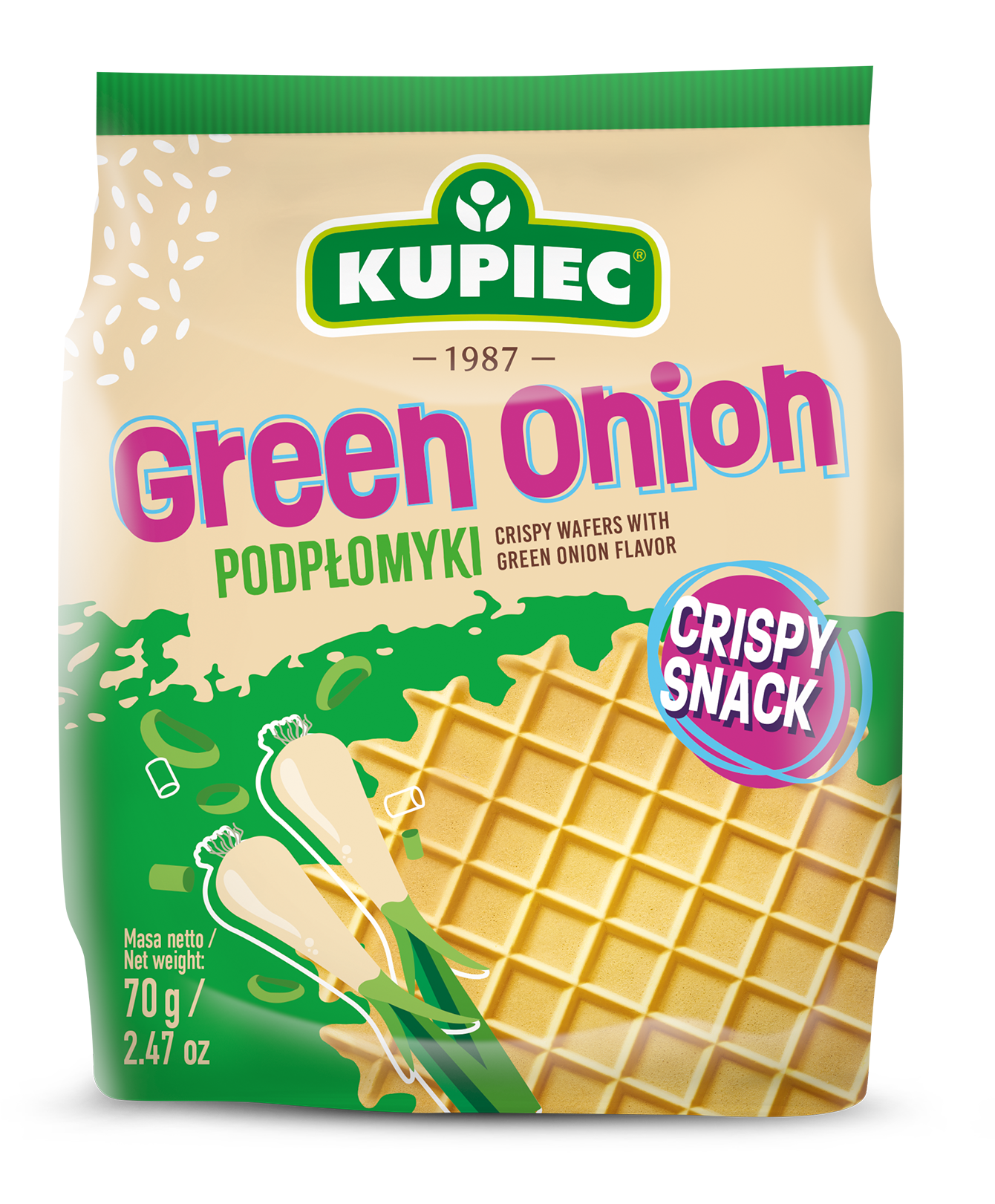Kupiec Podpłomyki Zielona Cebulka 70G