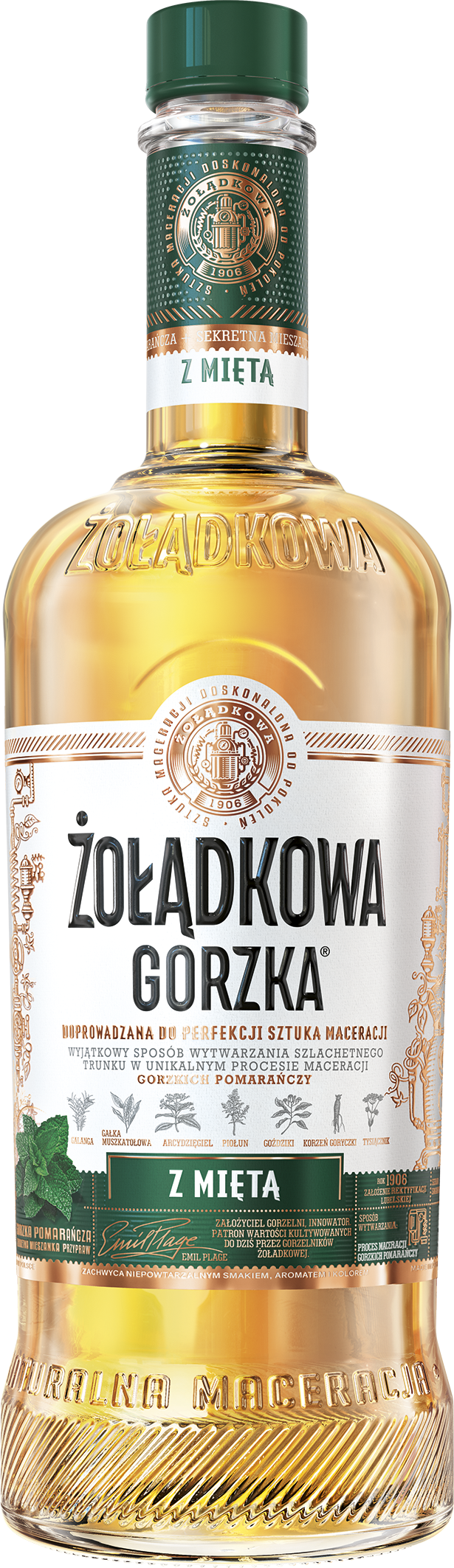Żołądkowa Gorzka Z Miętą 700 Ml 28%