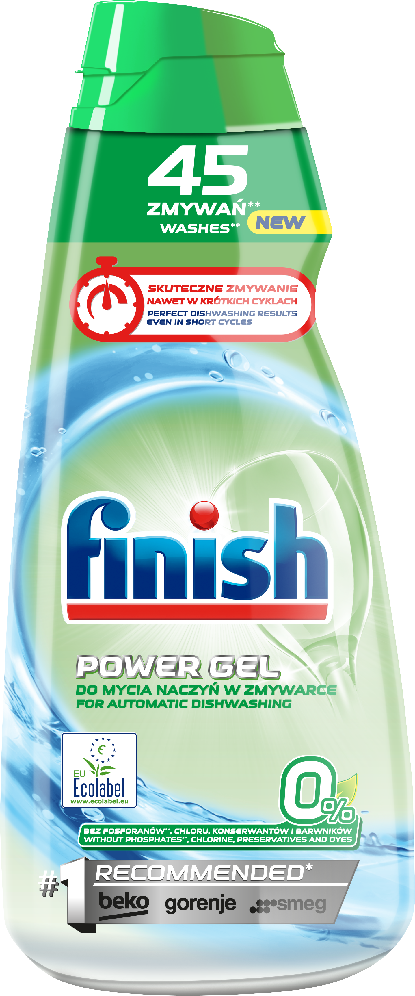 Finish Żel Do Mycia Naczyń W Zmywarce All-In-1 Max 900Ml 0%