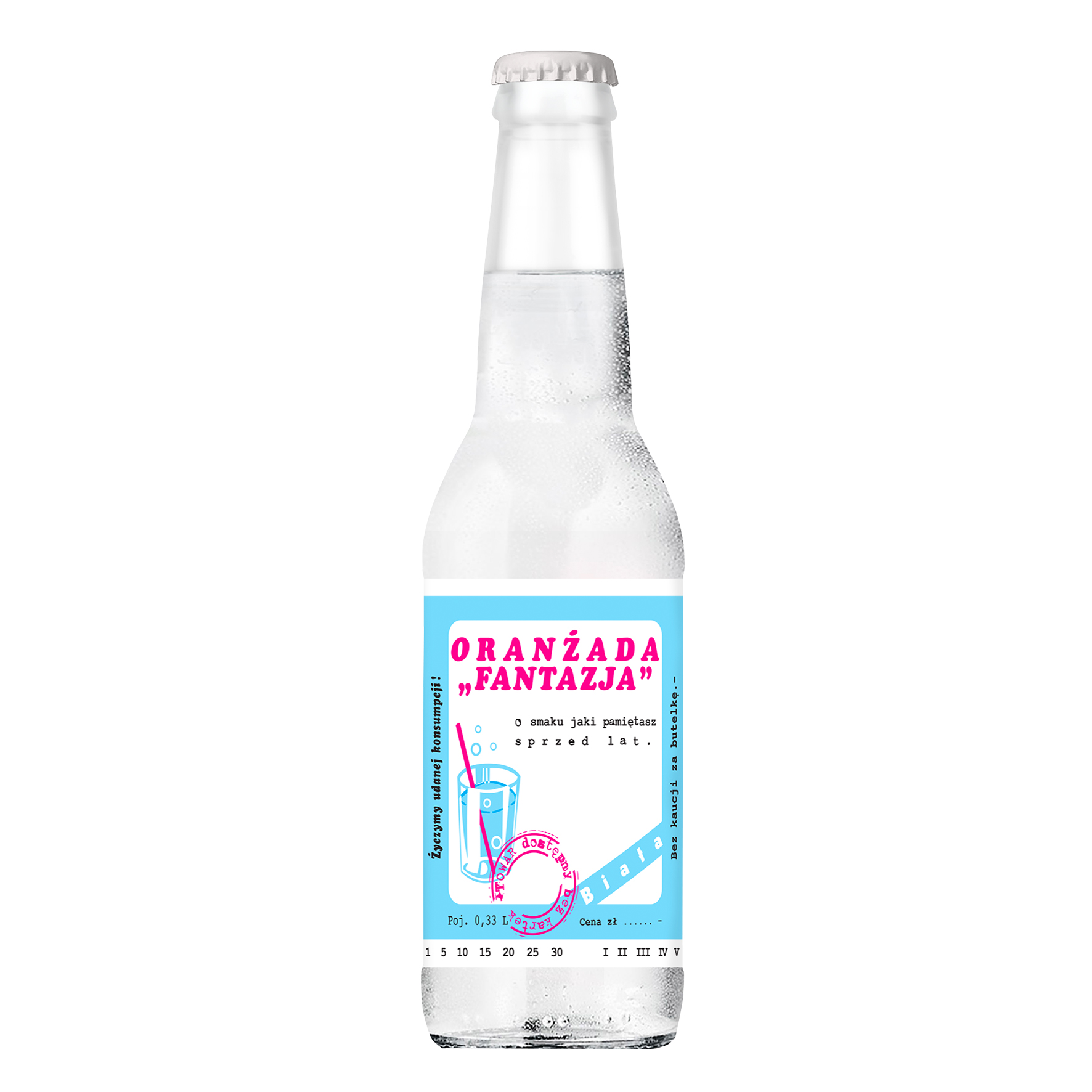 Oranżada "Fantazja" Biała 330 Ml