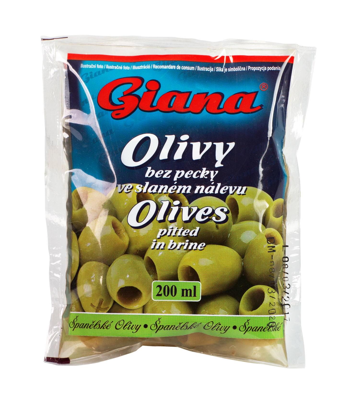 Giana Oliwki Zielone Bez Pestki 200Ml