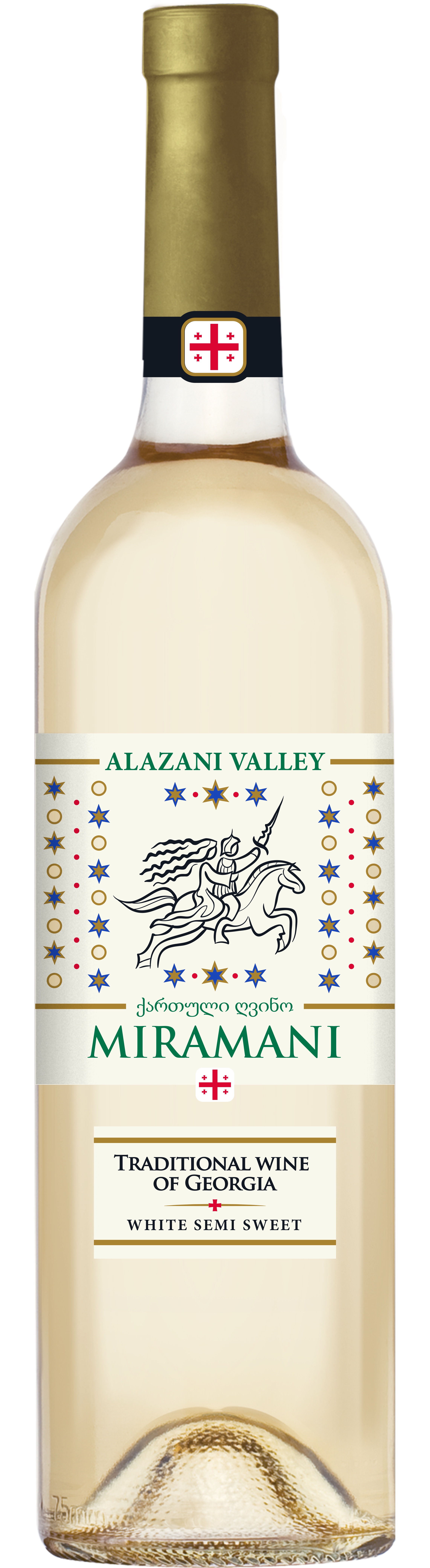 Miramani Alazani Valley White Semi Sweet 11% 0,75 L